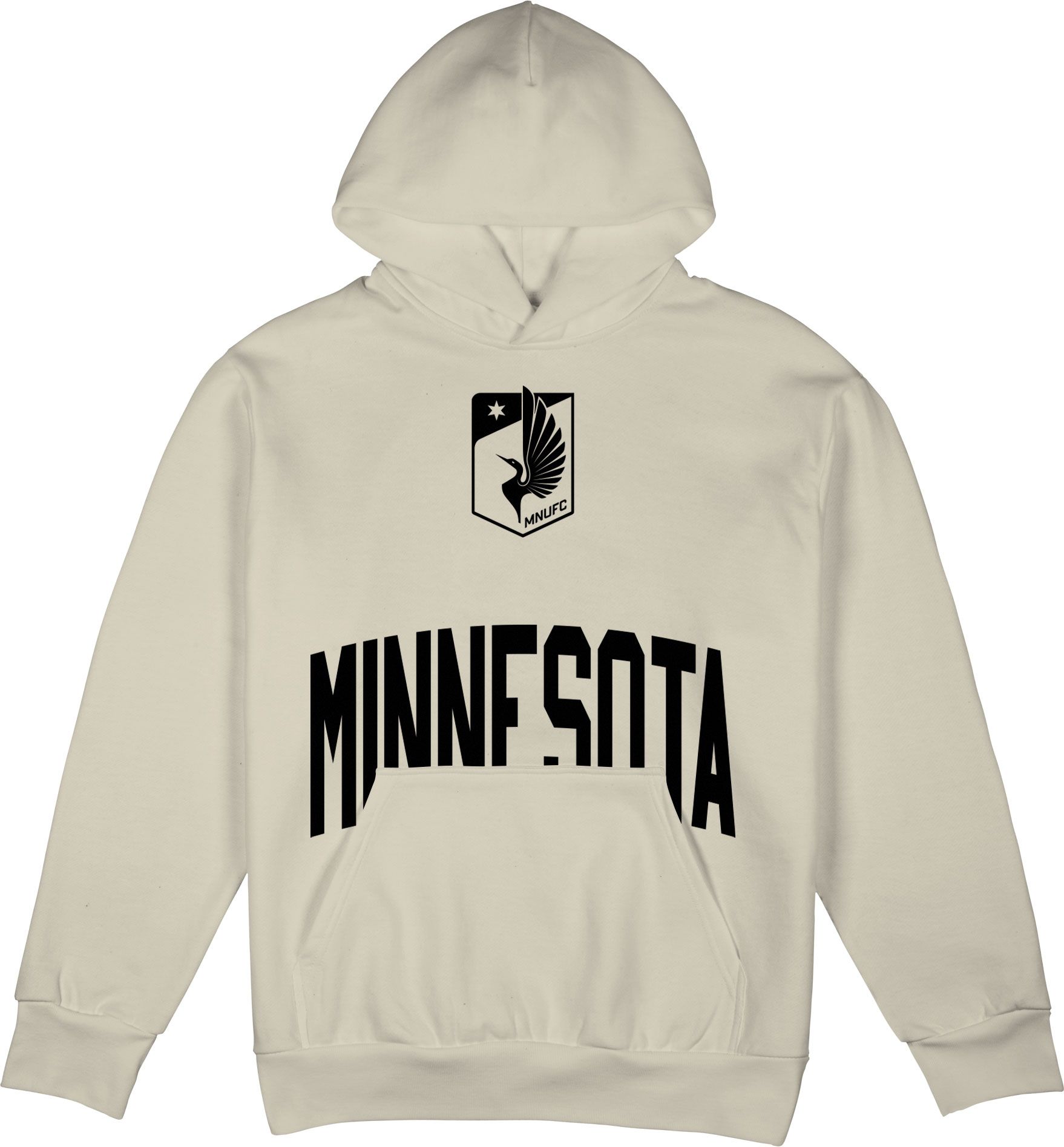 Stadium Essentials Adult Minnesota United FC Offwhite Hoodie