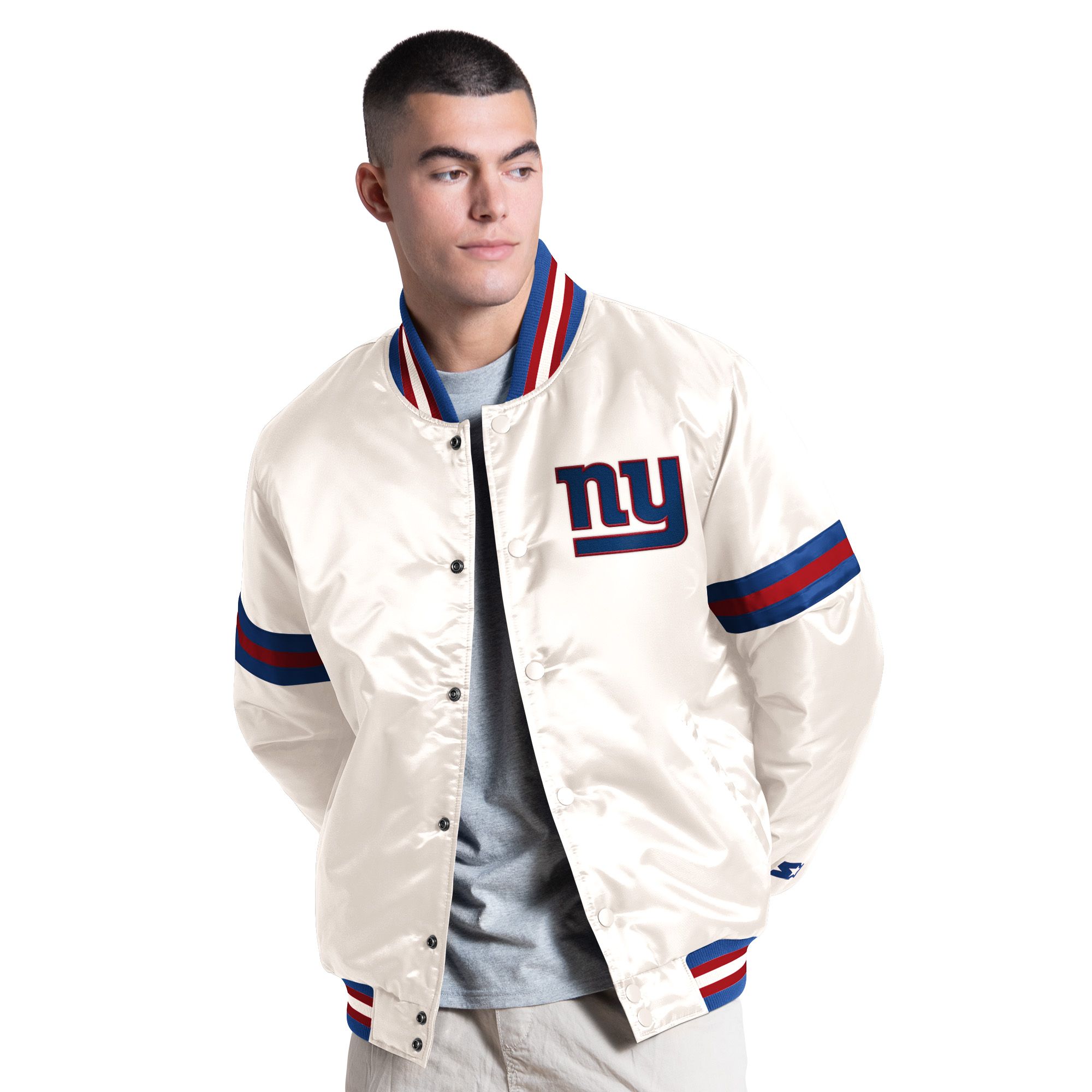 Starter Men's New York Giants Court Satin Jacket