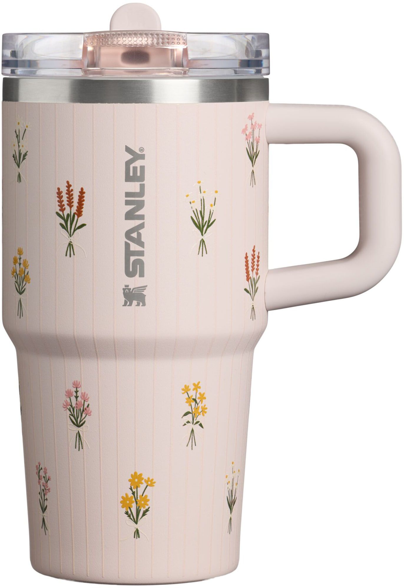 Stanley 20 oz. Quencher ProTour Flip Straw Tumbler - Rose Quartz Bouquets
