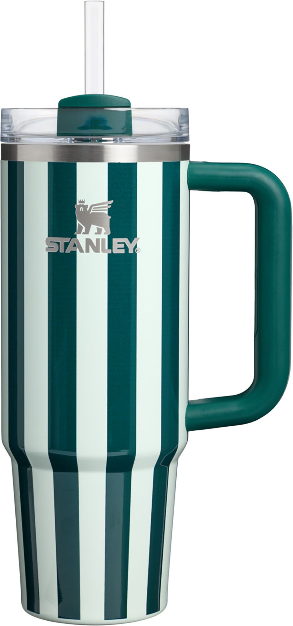 Stanley 30 oz. Quencher H2.0 FlowState Tumbler - Holiday, Wintergreen Peppermint Stripe