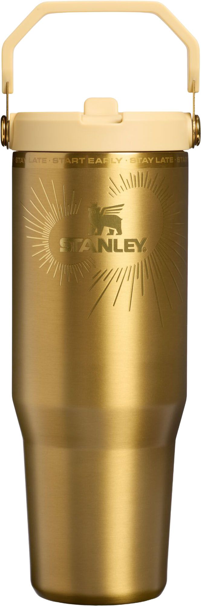 Stanley 30 oz. IceFlow 2.0 Flip Straw Tumbler - Messi x Stanley 1913 Gold