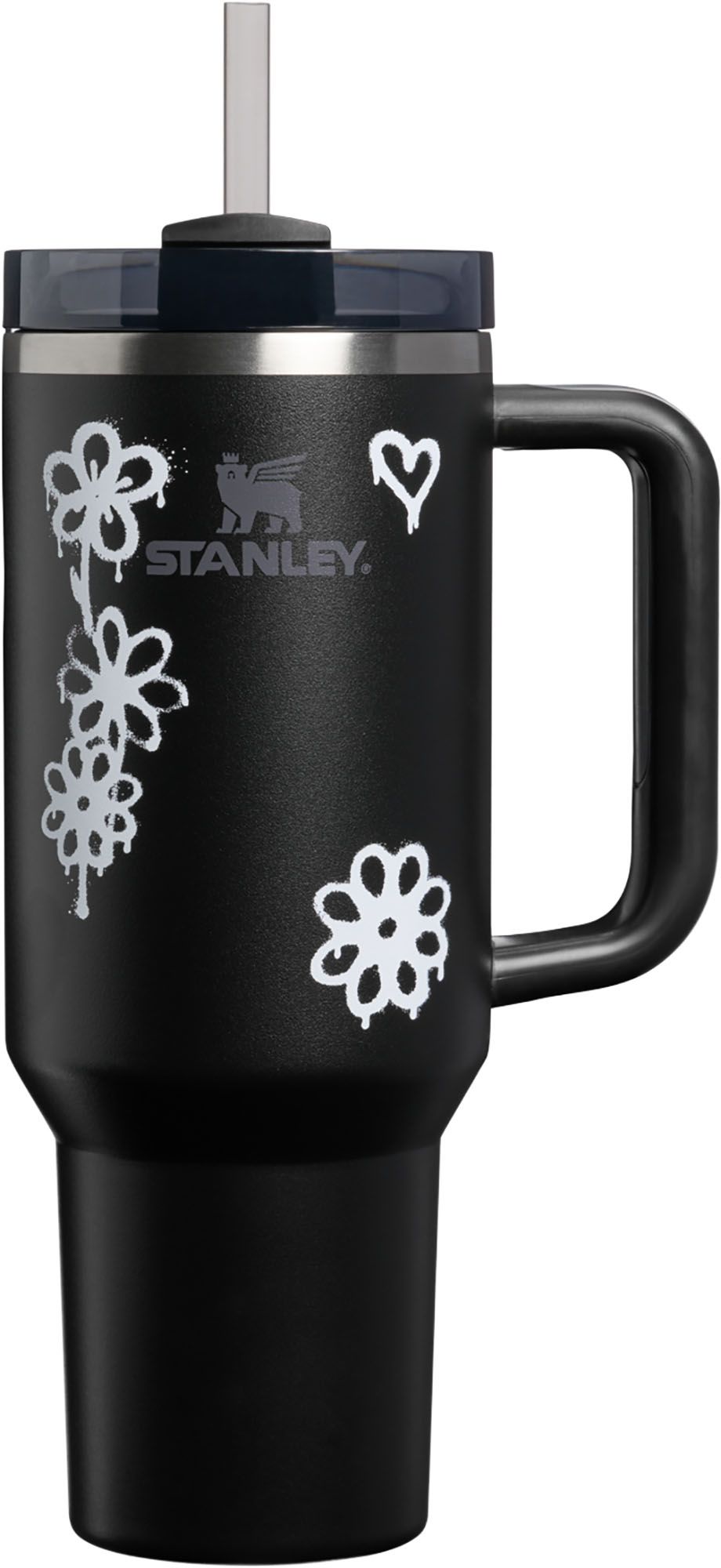 Black Graffiti Floral