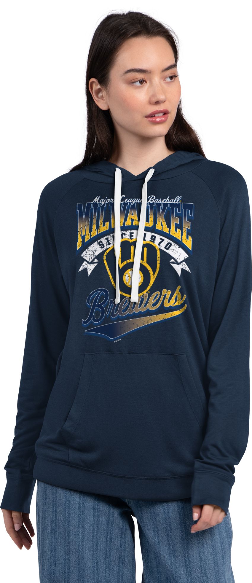 Starter Women's Milwaukee Brewers Pregame Hoodie