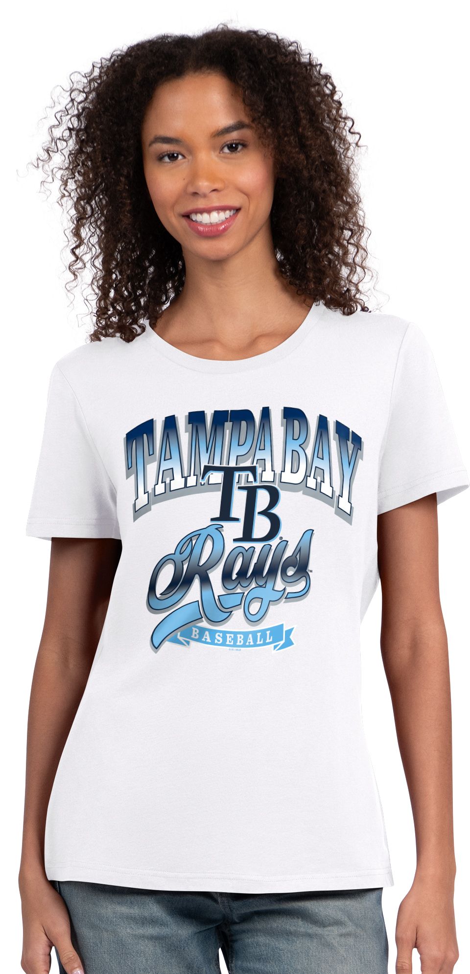 Starter Women's Tampa Bay Rays End Zone T-Shirt