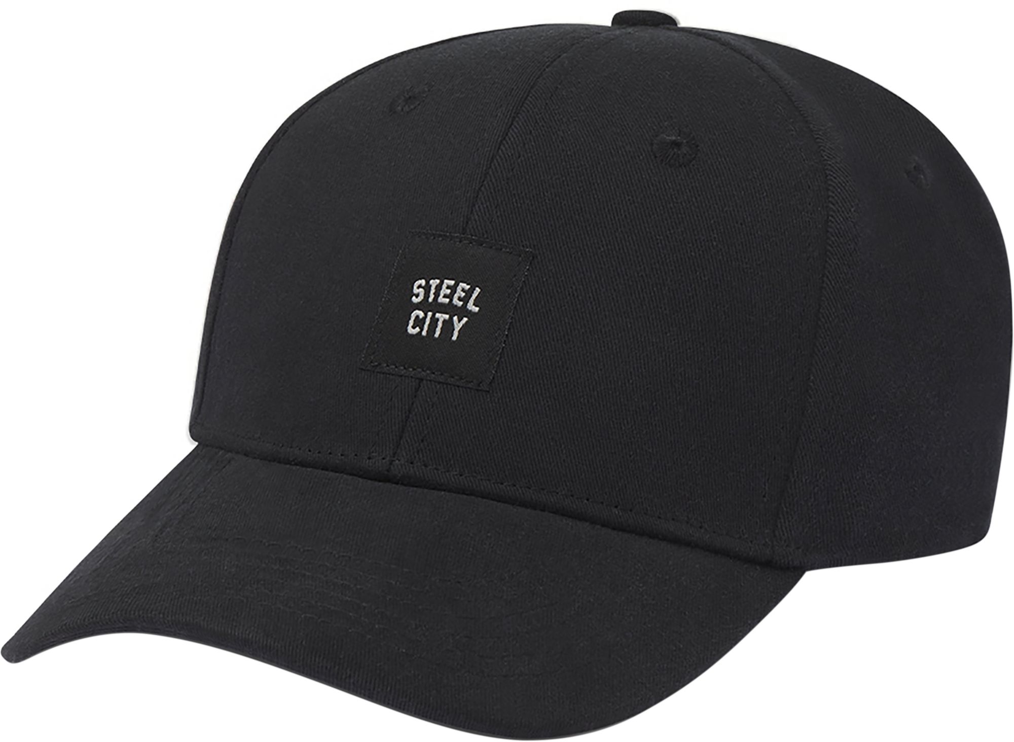 Steel City Adult Steel City Black Logo Adjustable Hat