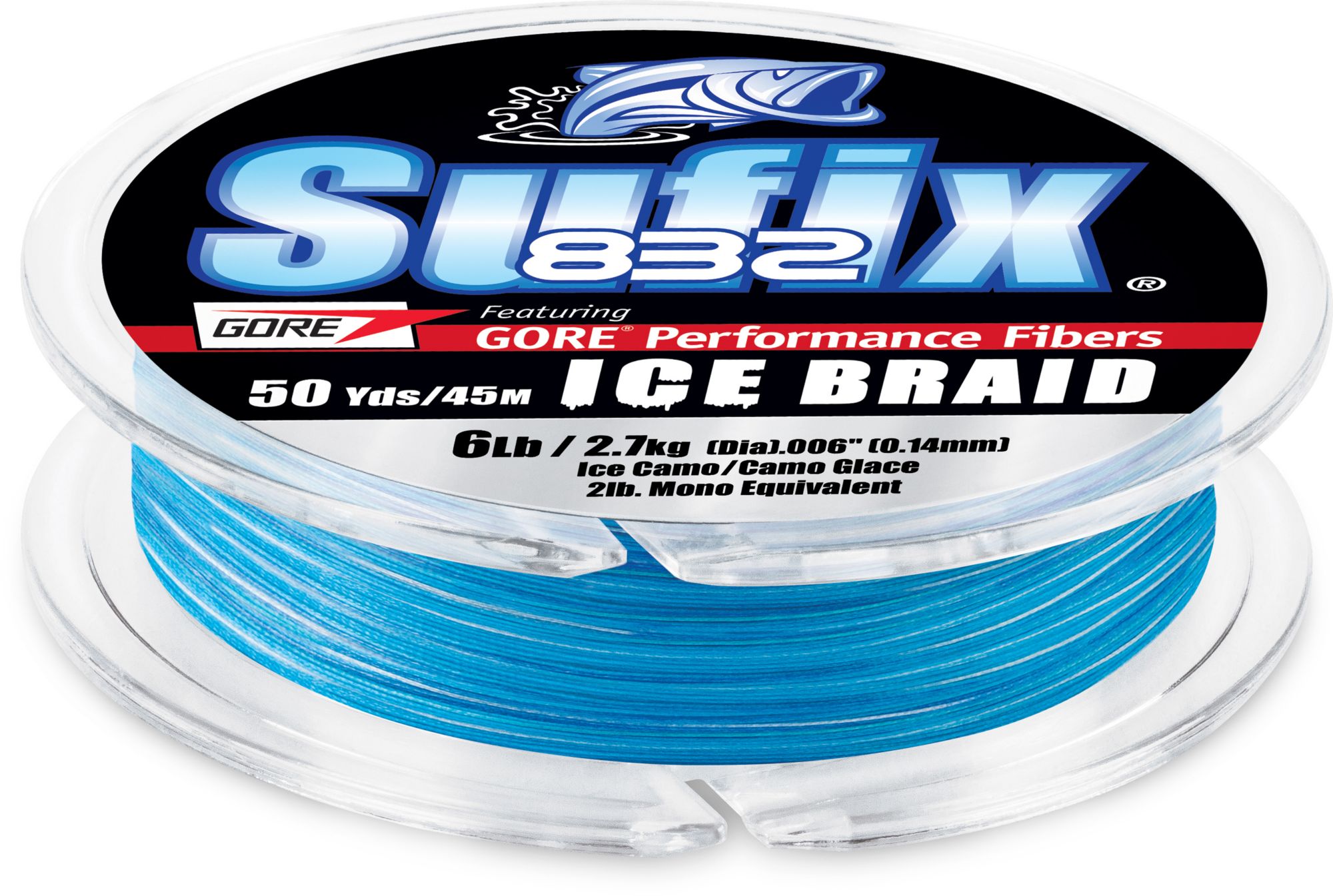 Sufix 832 Ice Braid 8 Lb. Fishing Line