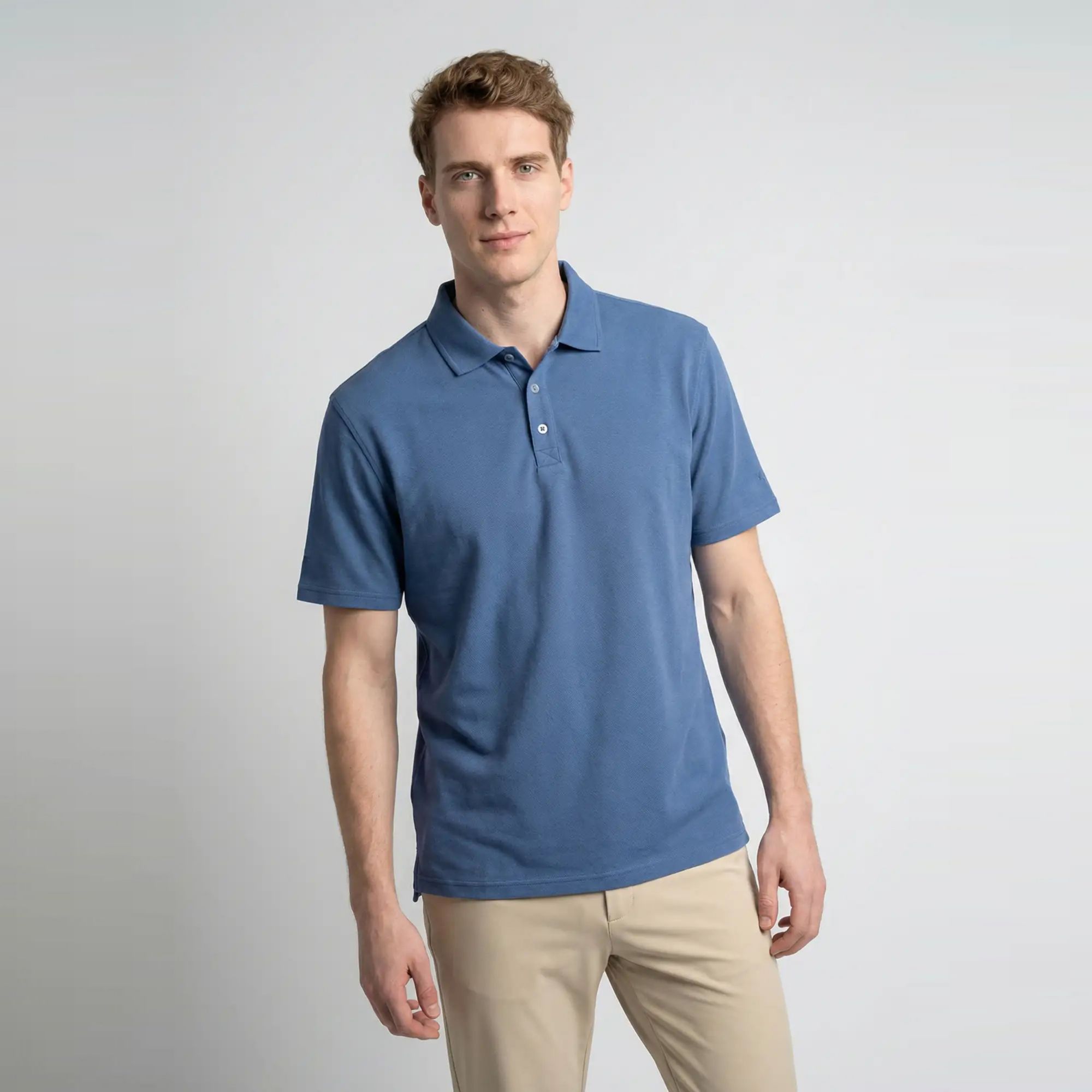 Sun Mountain Men's Lux Heather Golf Polo