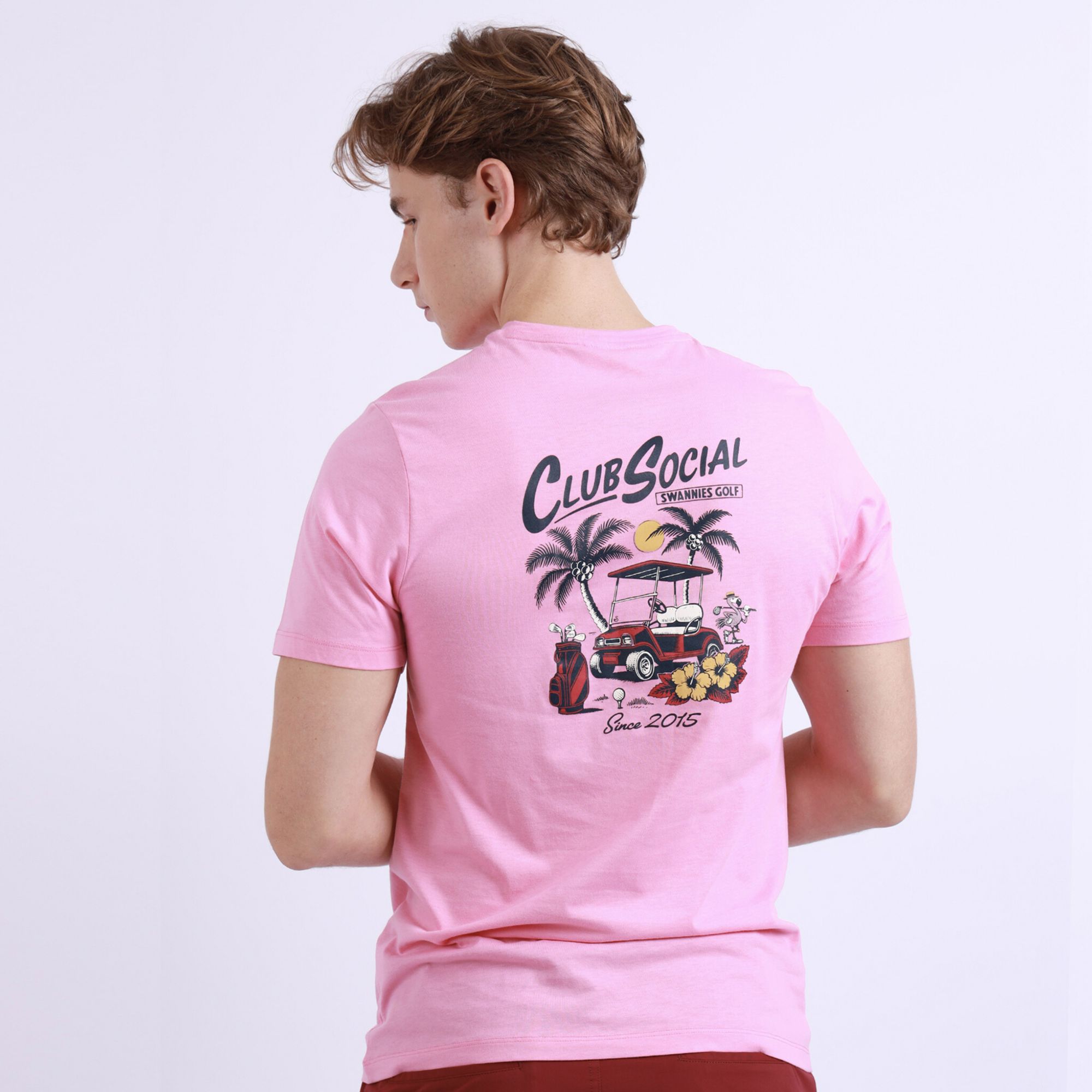 Swannies Men's Club Social Golf T-Shirt