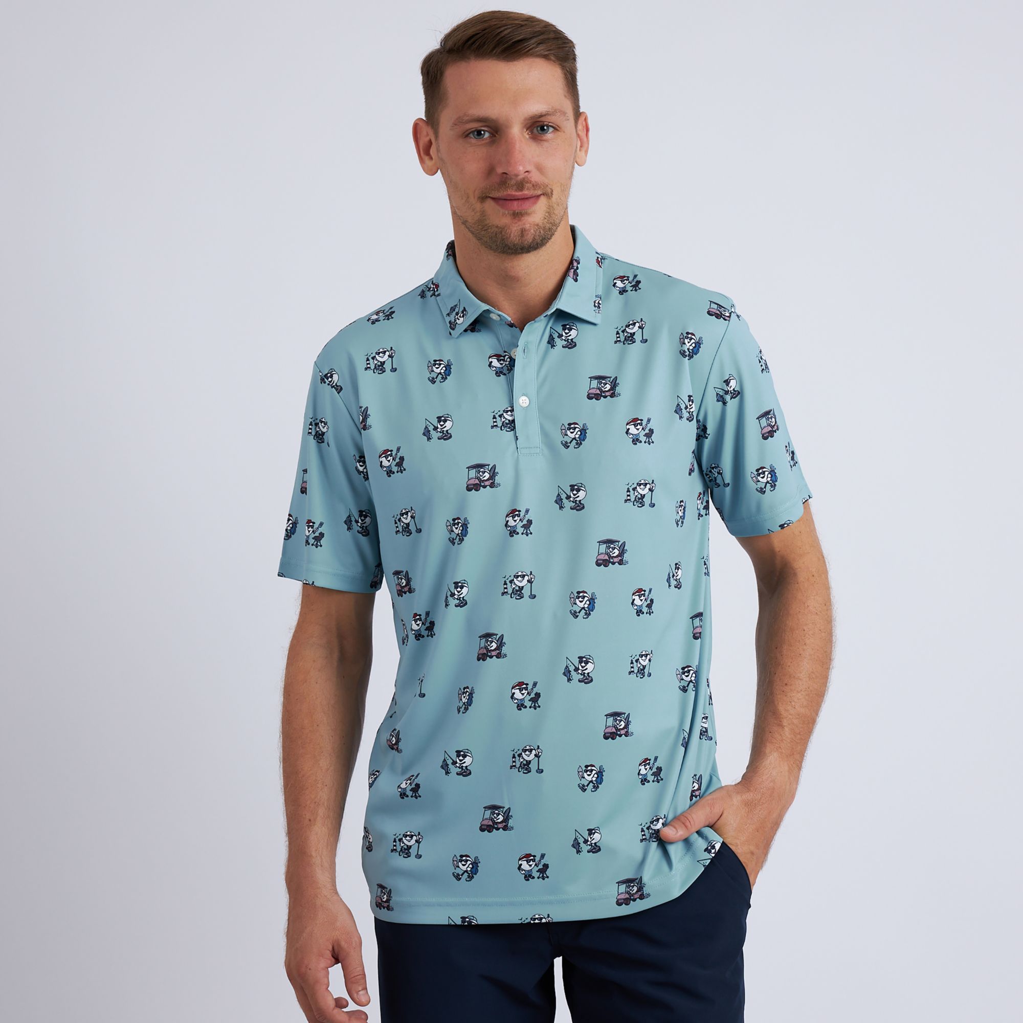 Swannies Men's Shoreline Golf Polo