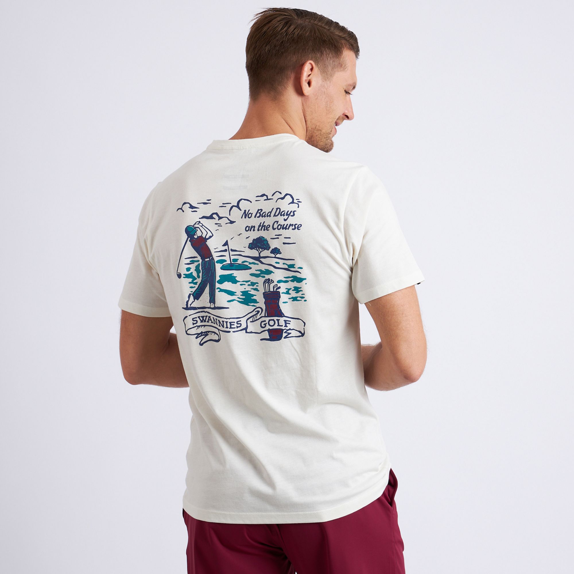 Swannies Men's Swing Golf T-Shirt