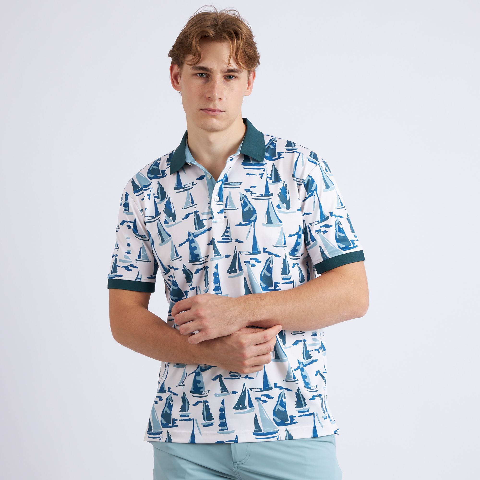 Swannies Men's Tide Golf Polo