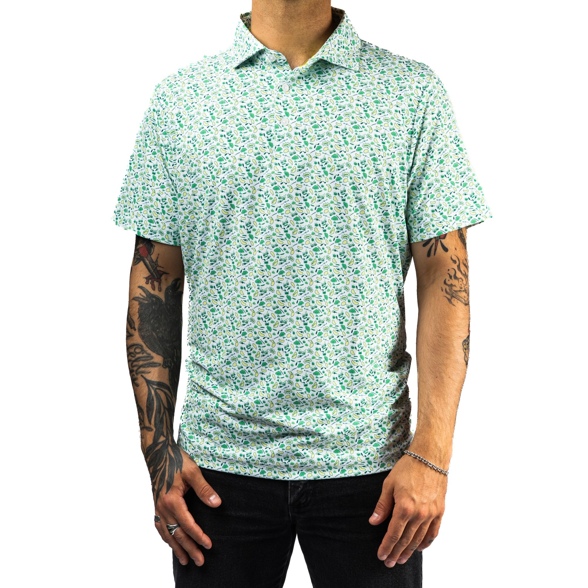 SWAG Men's Sand Pits Classic Golf Polo