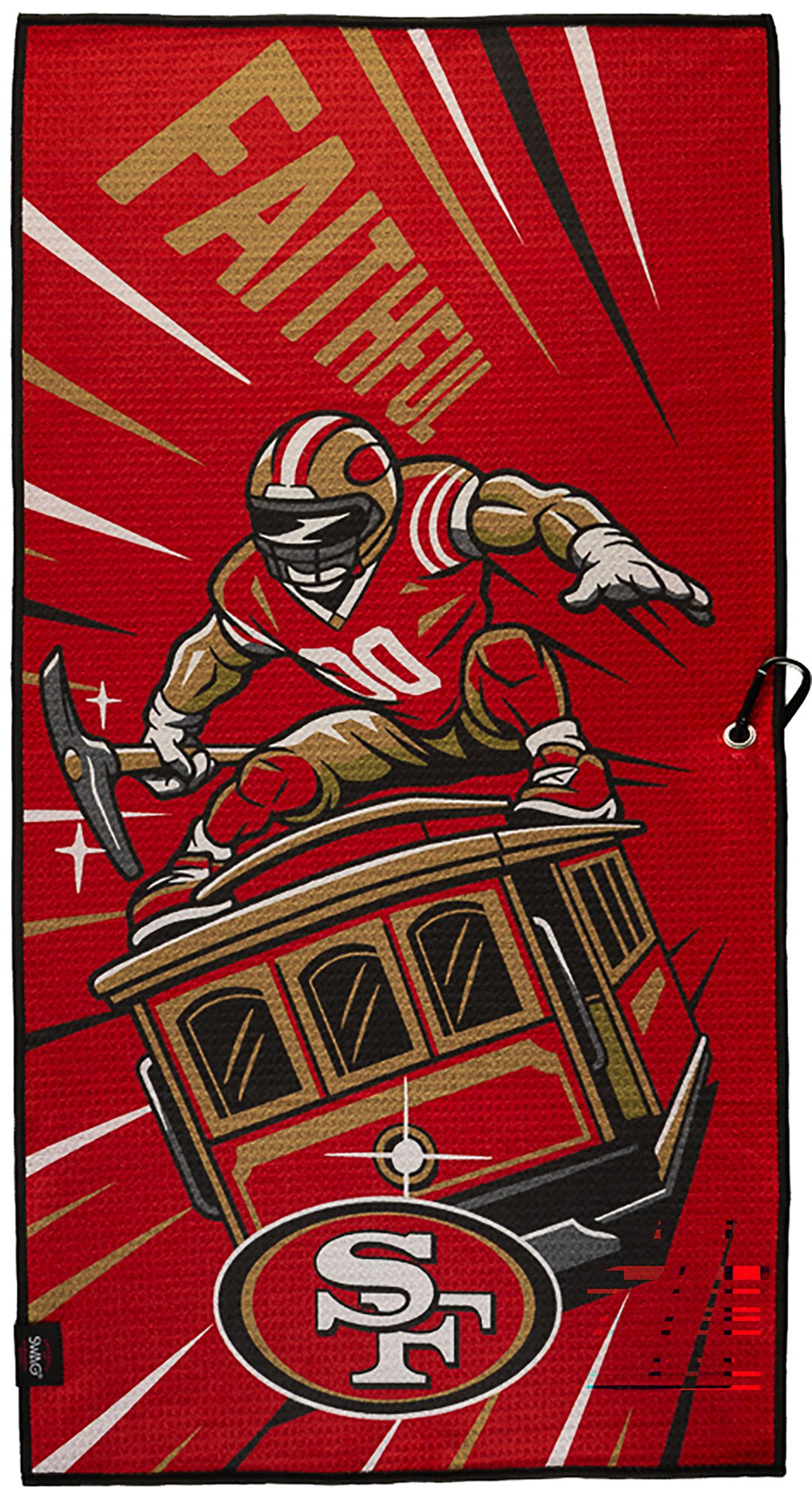SWAG Athletic San Francisco 49ers Golf Towel