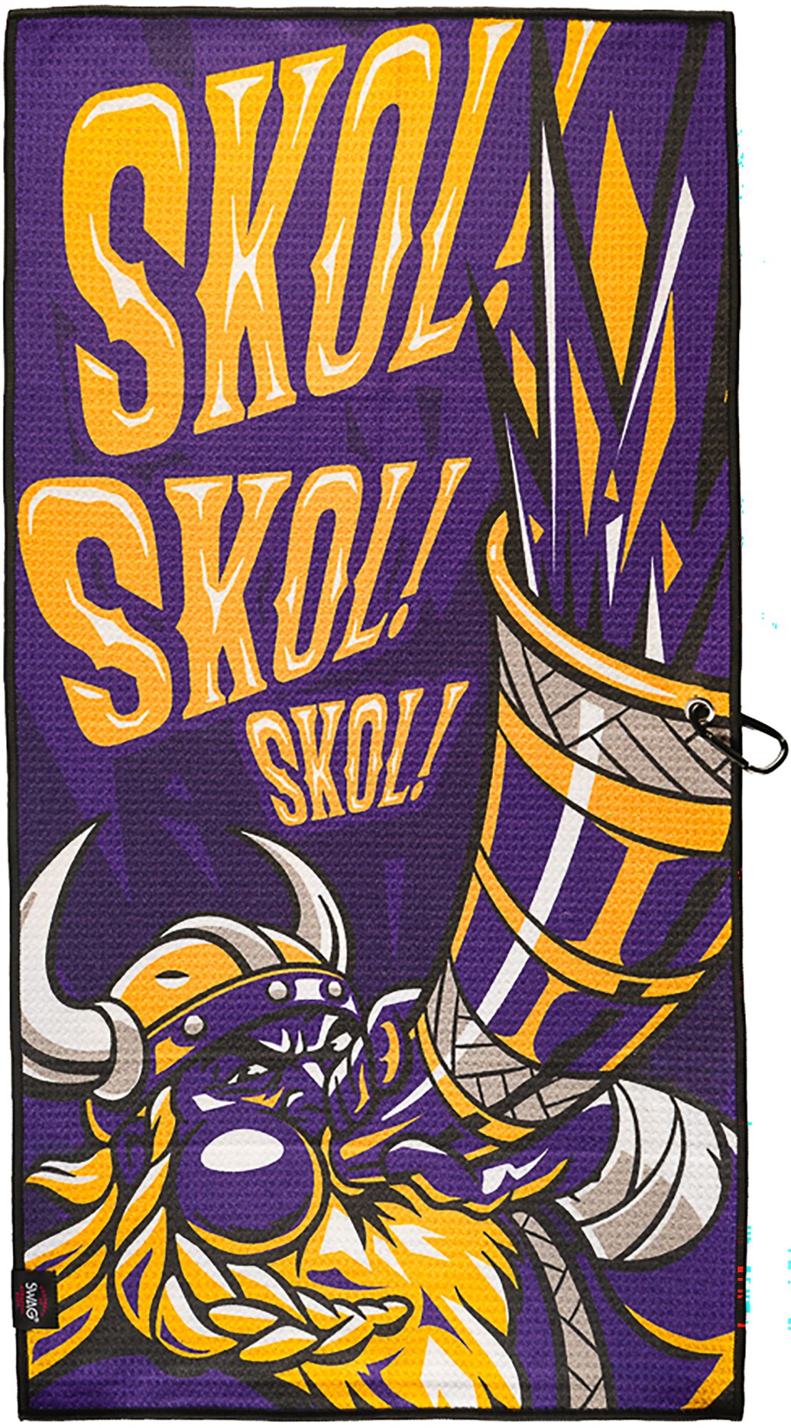 SWAG Athletic Minnesota Vikings Golf Towel
