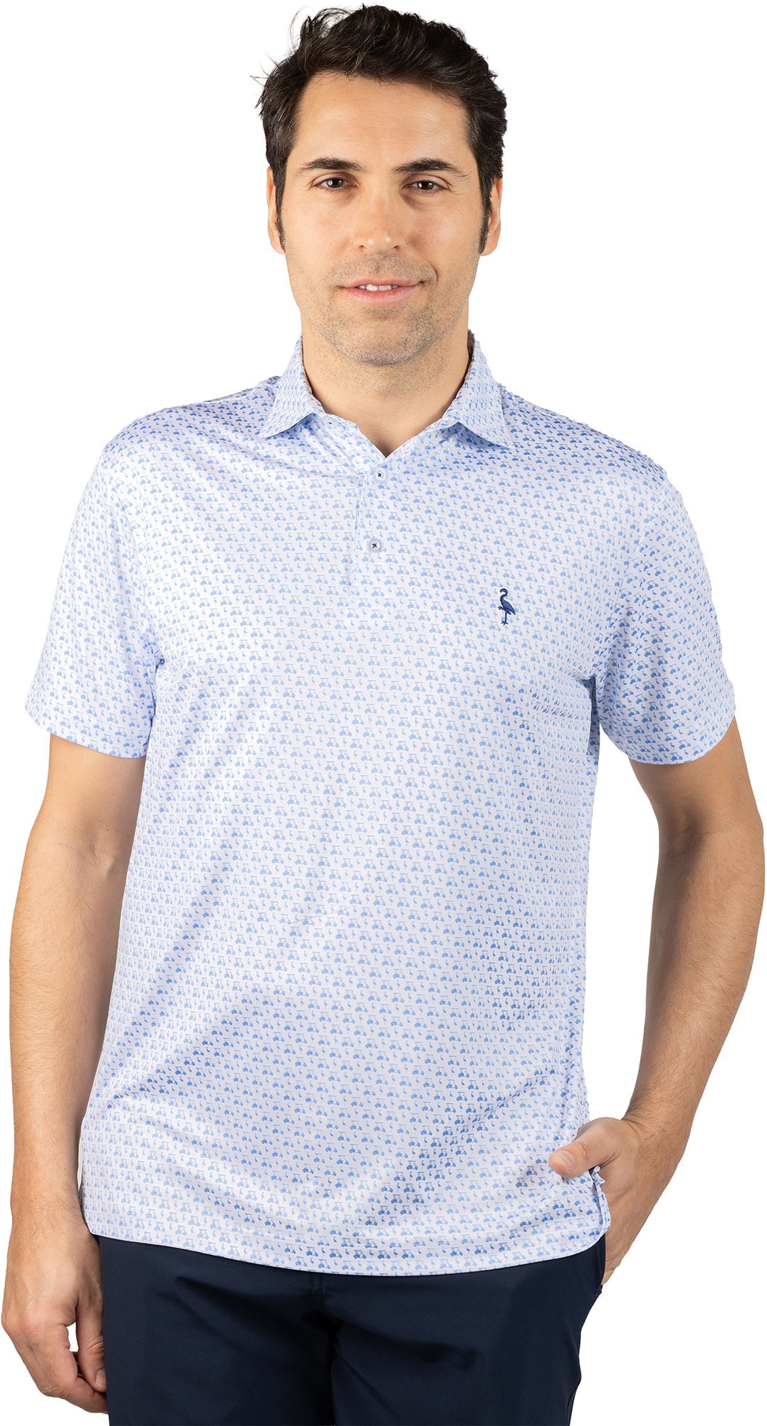 TailorByrd Men's Carts and Byrds Performance Polo