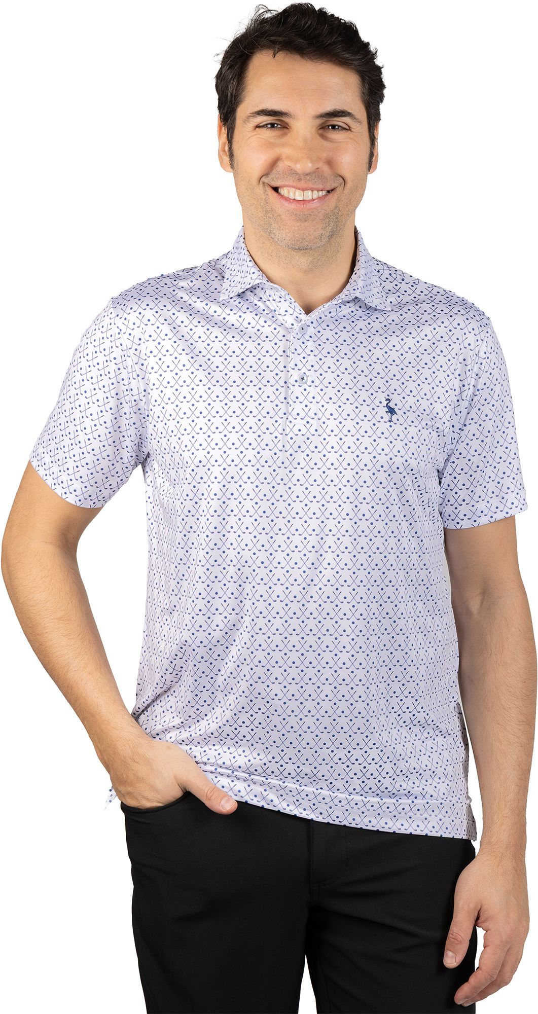 TailorByrd Men's Golf Clubs Performance Polo