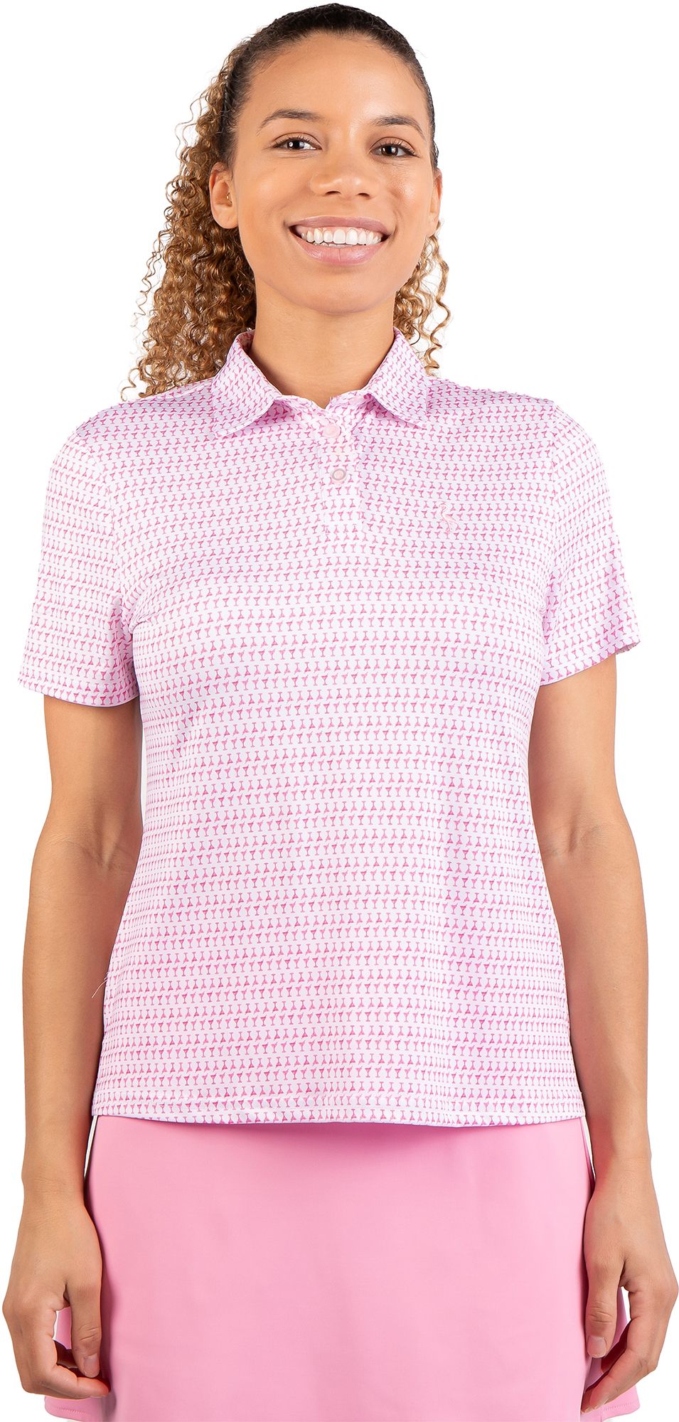 TailorByrd Women's Martini Glasses Polo