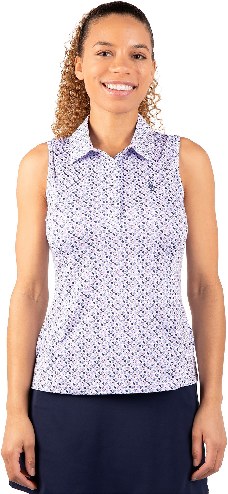 TailorByrd Women's Pickleball Sleeveless Polo