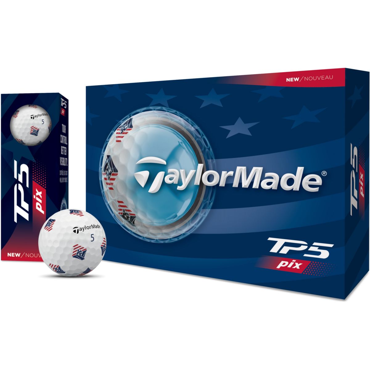 TaylorMade 2024 TP5 Stripe Golf Balls | Golf Galaxy