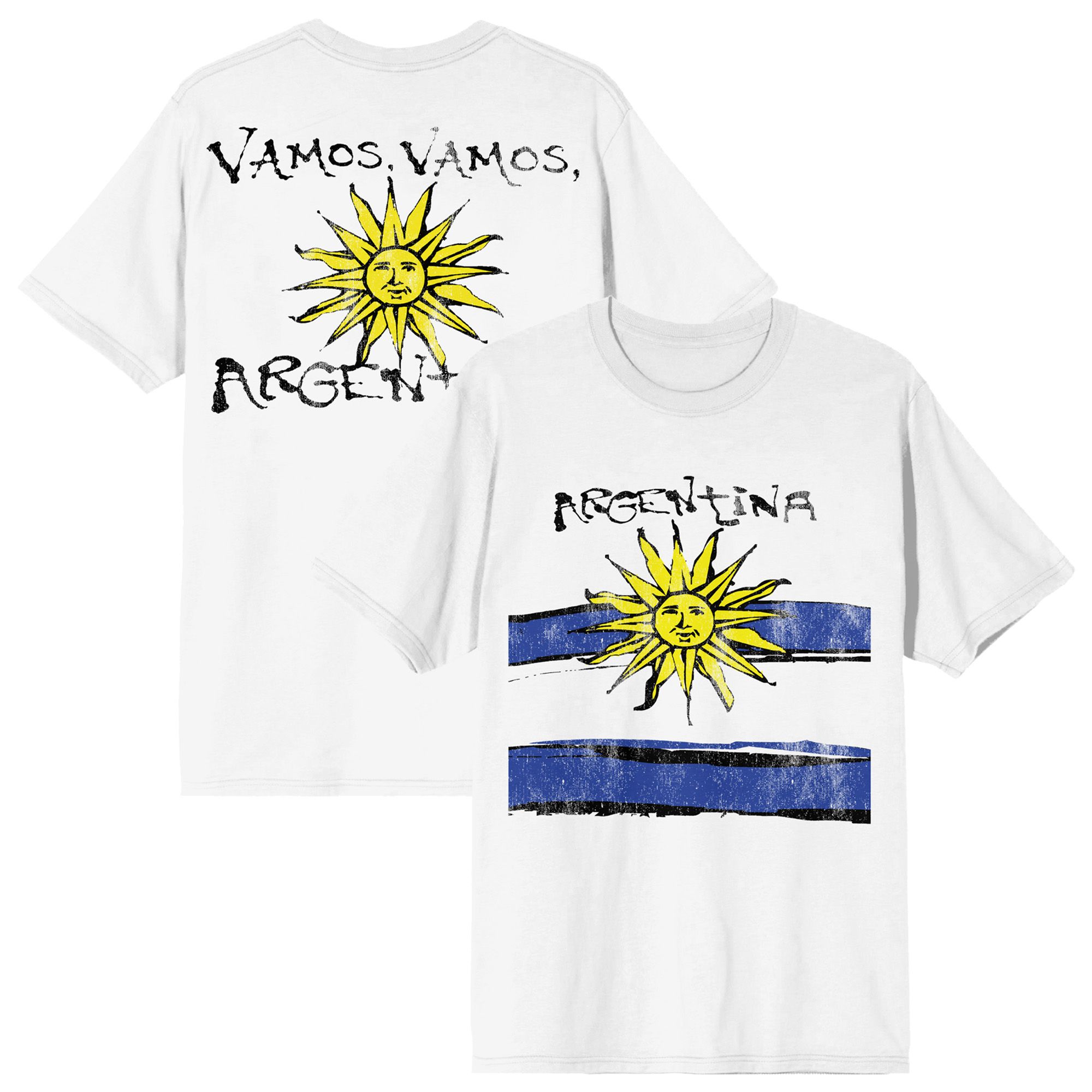 Team Gear Adult Argentina White Flag T-Shirt