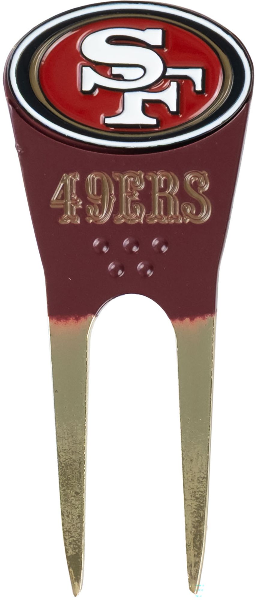 CMC Design San Francisco 49ers Divot Tool with Custom Shaped Removable Marker
