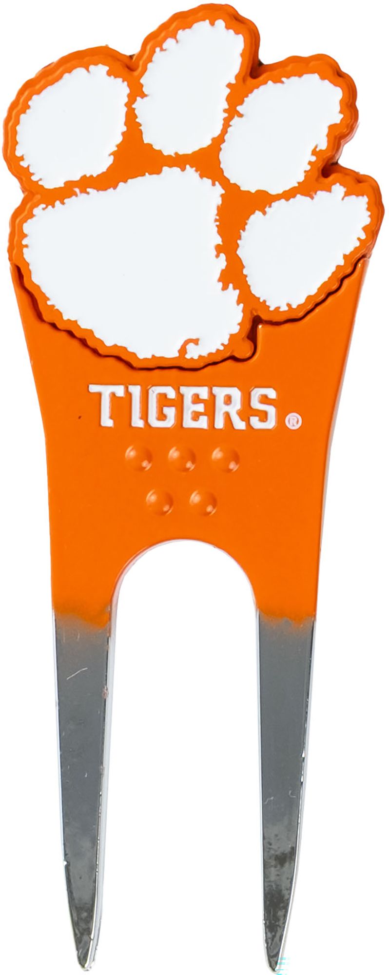 CMC Design Clemson Tigers Divot Tool with Custom Shaped Removable Marker, Green