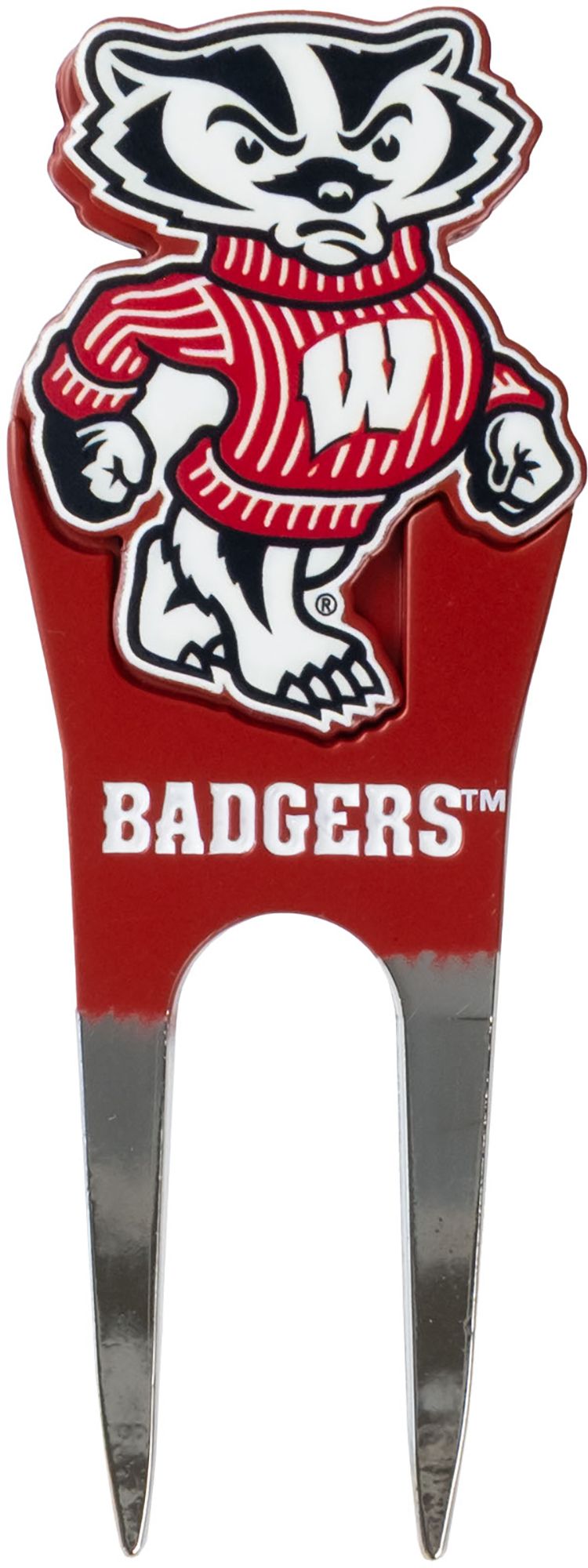 Wisconsin Badgers Divot Tool with Custom Shaped Removable Marker, Green