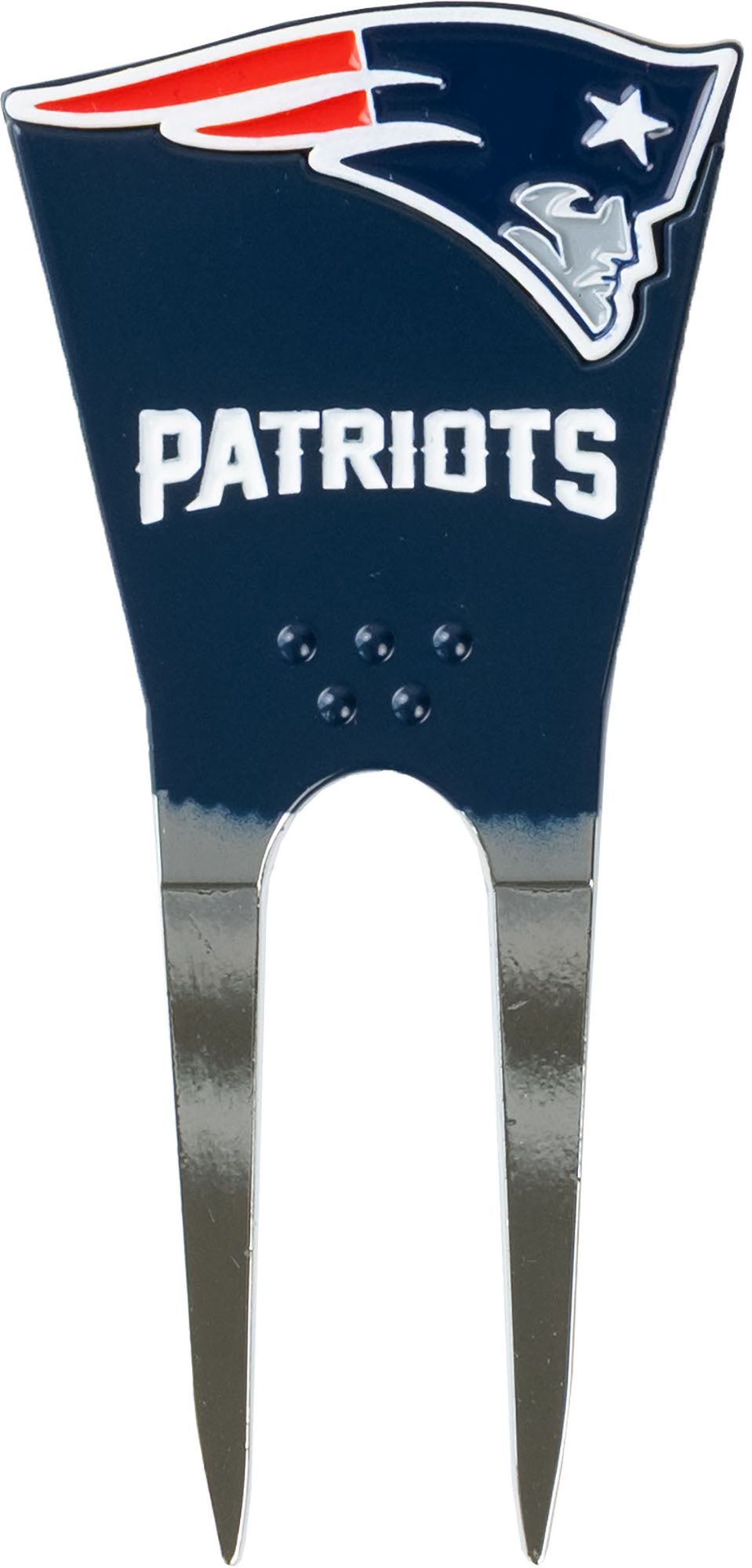 CMC Design New England Patriots Divot Tool with Custom Shaped Removable Marker