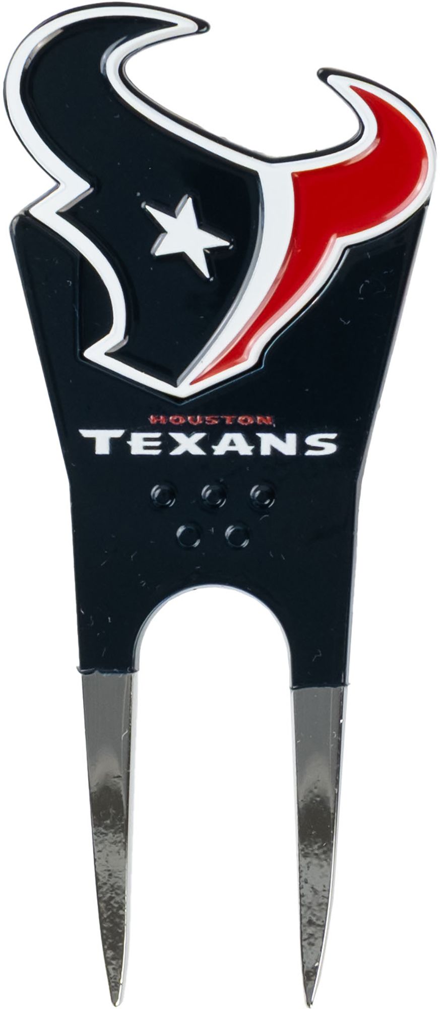 CMC Design Houston Texans Divot Tool with Custom Shaped Removable Marker
