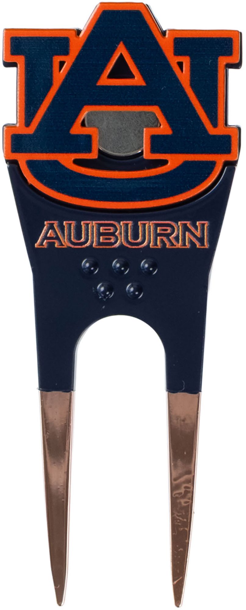 CMC Design Auburn Tigers Divot Tool with Custom Shaped Removable Marker, Green