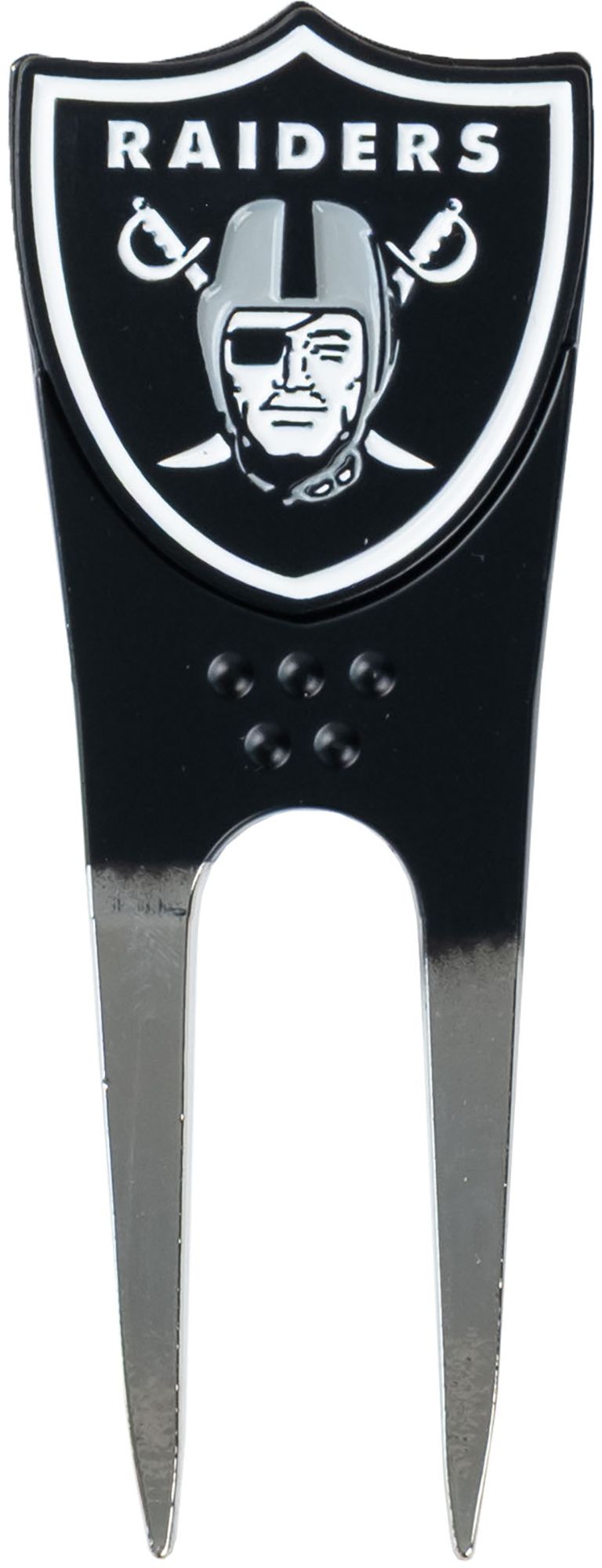 CMC Design Las Vegas Raiders Divot Tool with Custom Shaped Removable Marker