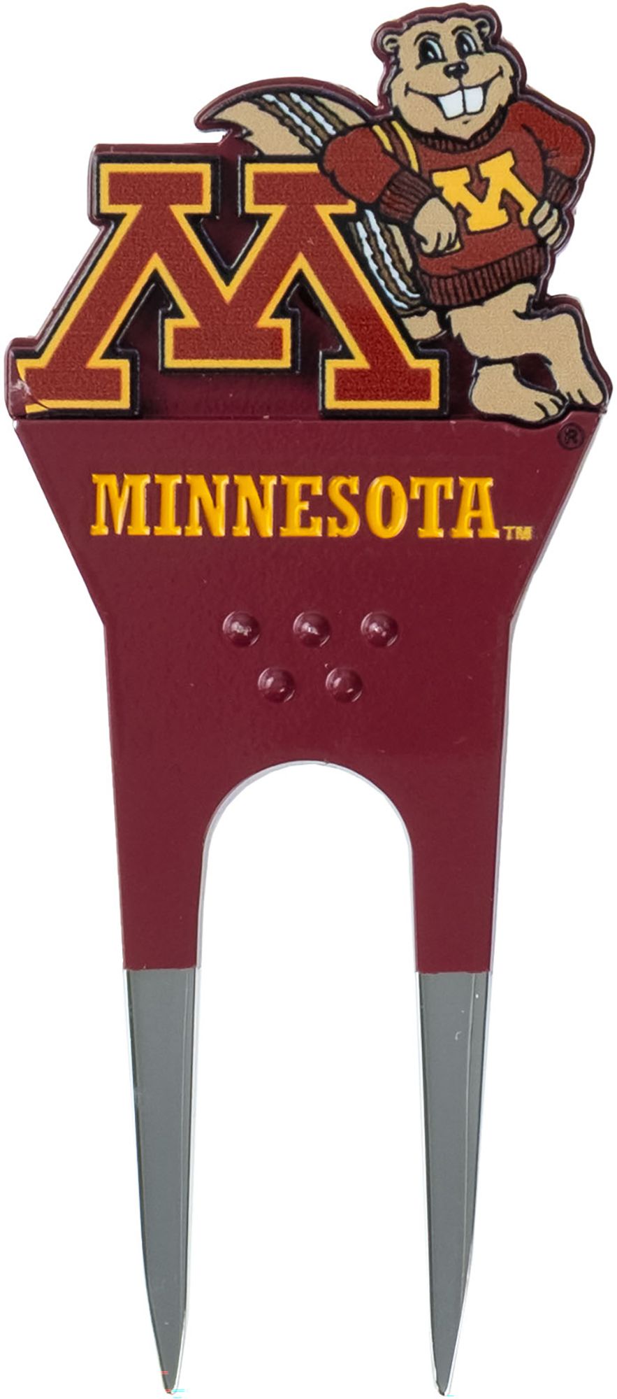 CMC Design Minnesota Golden Gophers Divot Tool with Custom Shaped Removable Marker, Green