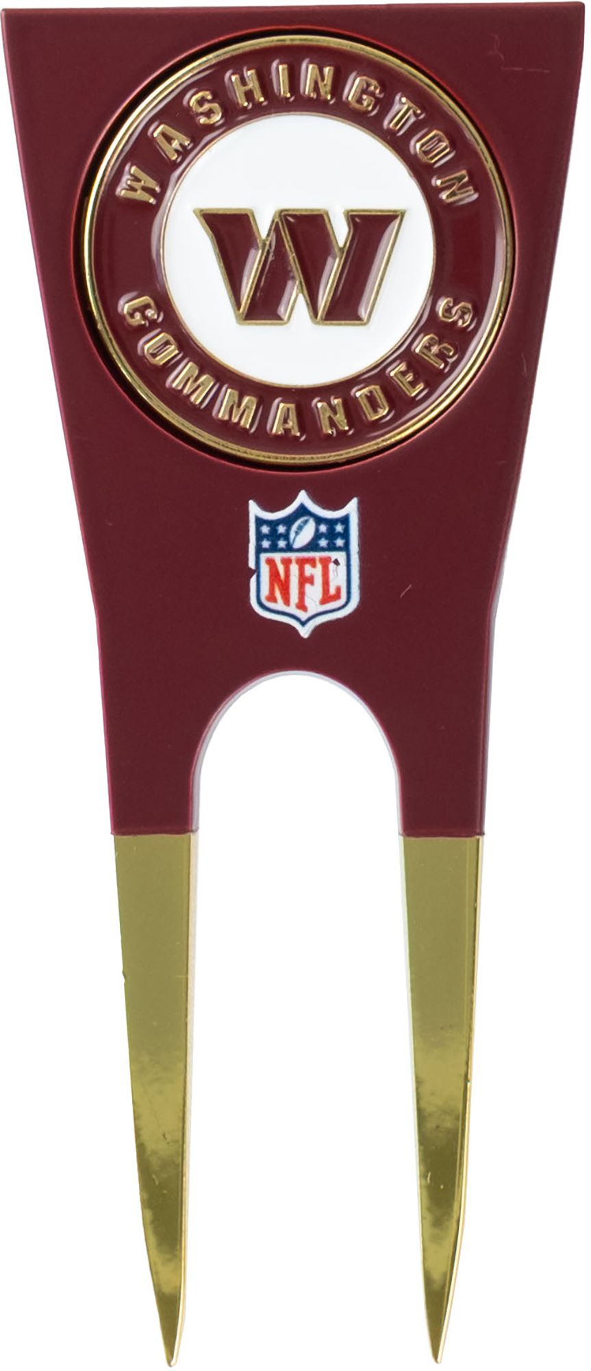 Washington Commanders Divot Tool with Custom Shaped Removable Marker