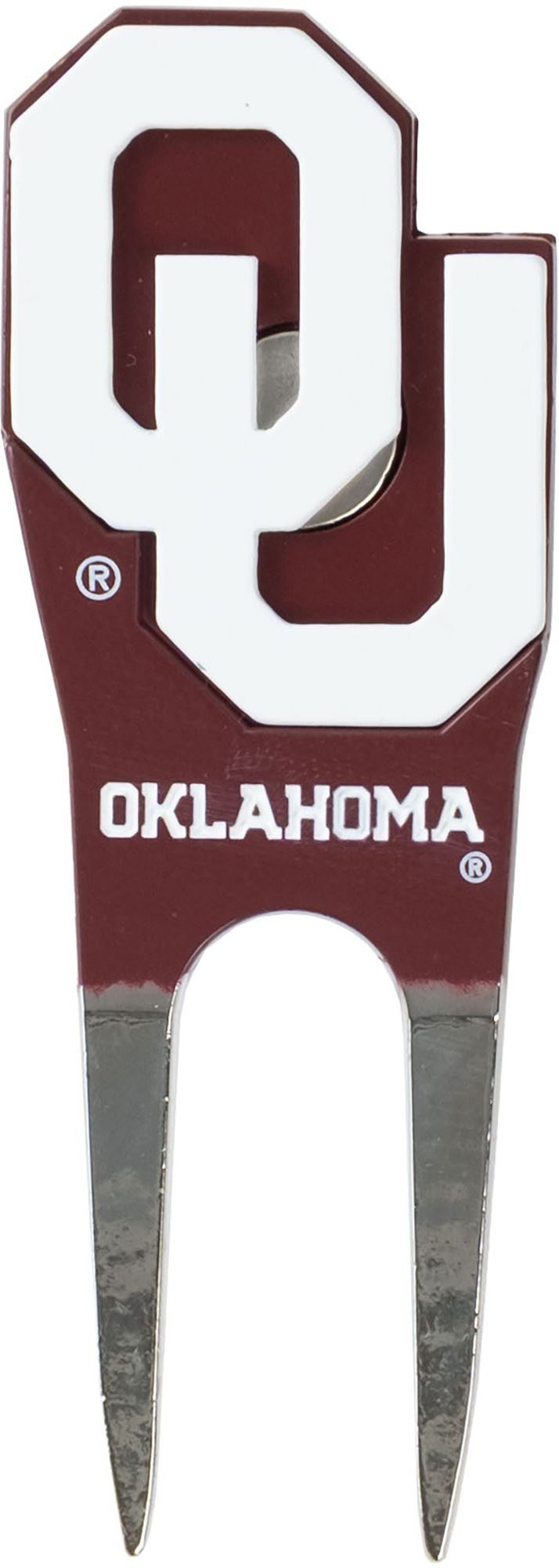 CMC Design Oklahoma Sooners Divot Tool with Custom Shaped Removable Marker, Green