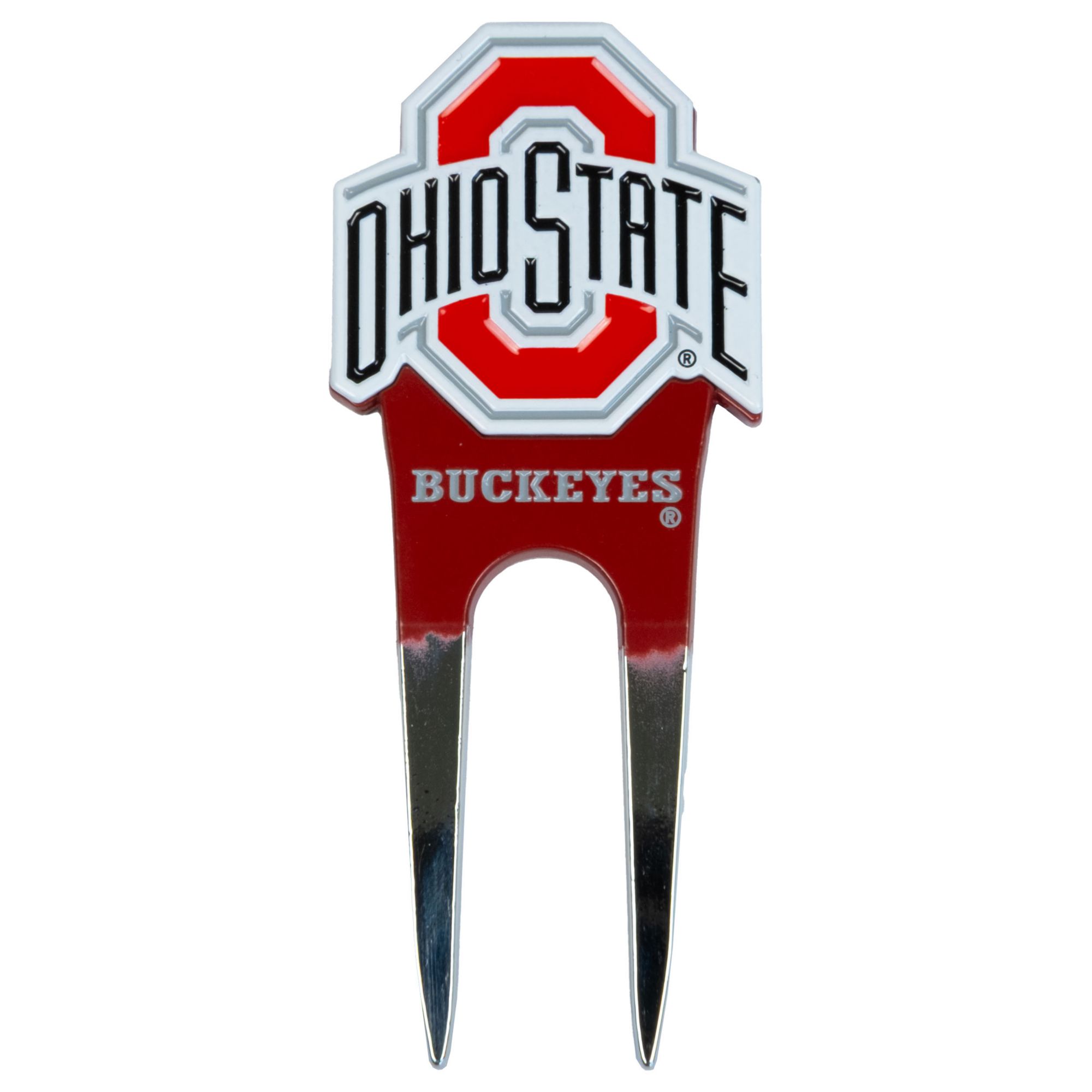 CMC Design Ohio State Buckeyes Divot Tool with Custom Shaped Removable Marker, Green