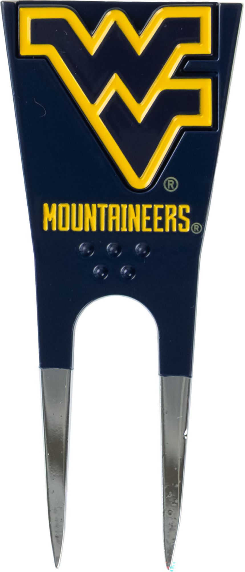 CMC Design West Virginia Mountaineers Divot Tool with Custom Shaped Removable Marker, Green