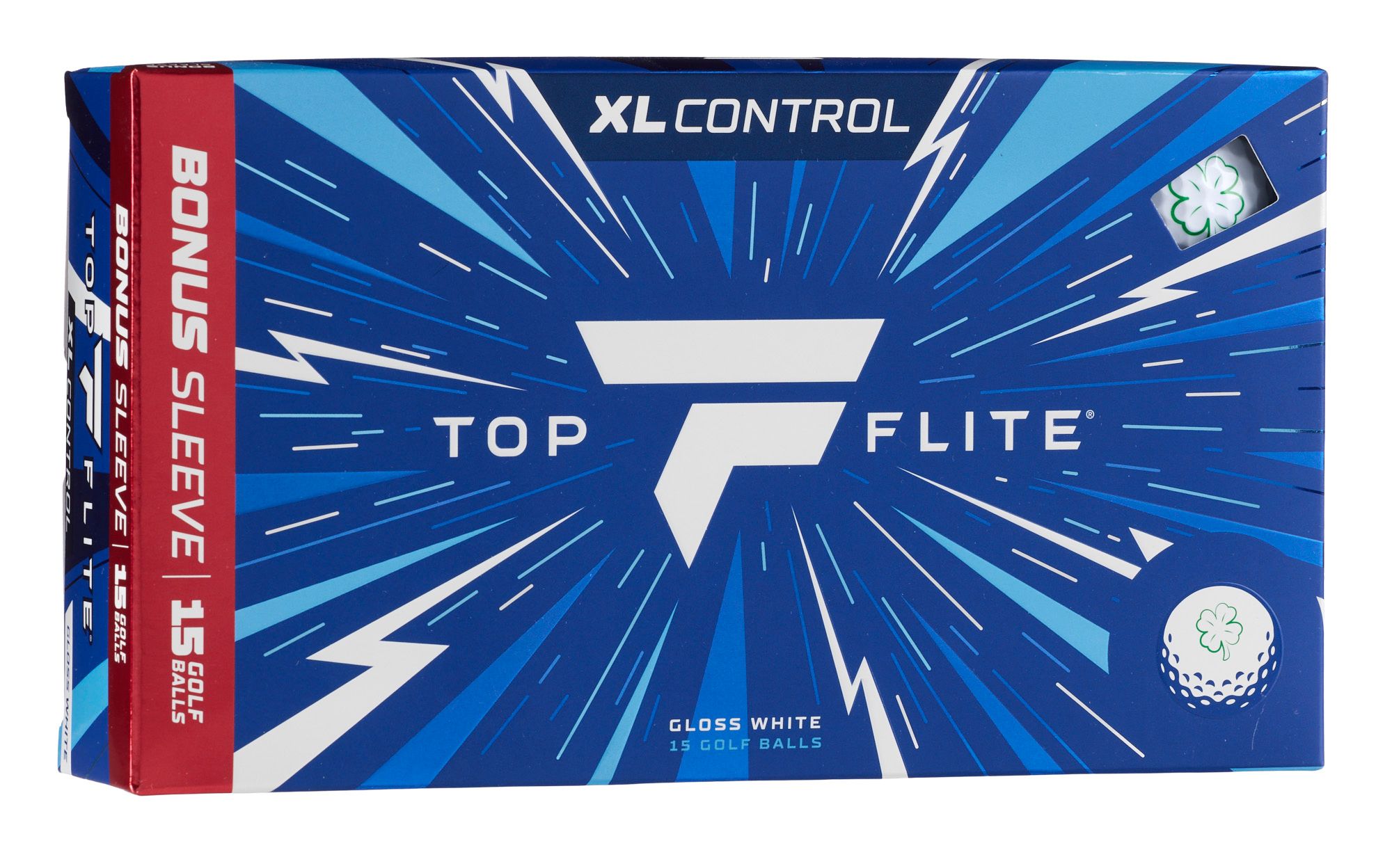 Top Flite XL Control Shamrock Golf Balls - 15 Pack