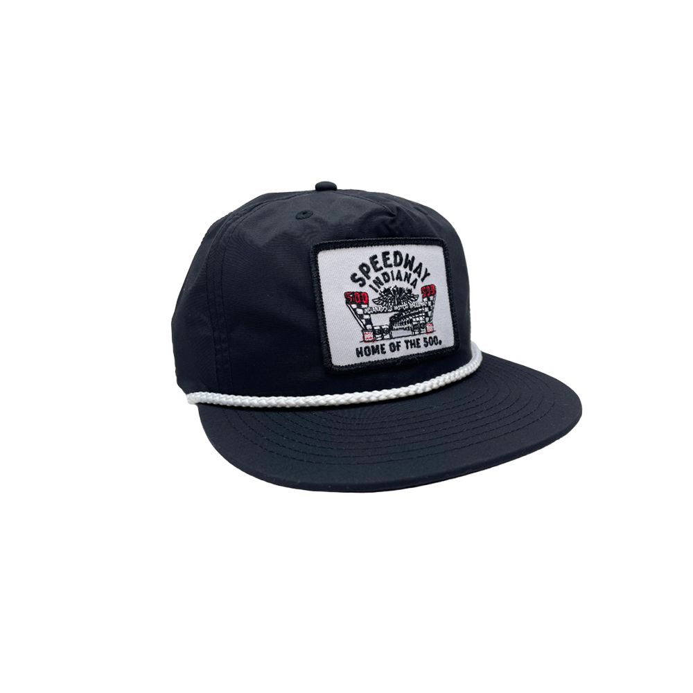 The Shop Adult Indy 500 Black Vintage Patch Adjustable Hat