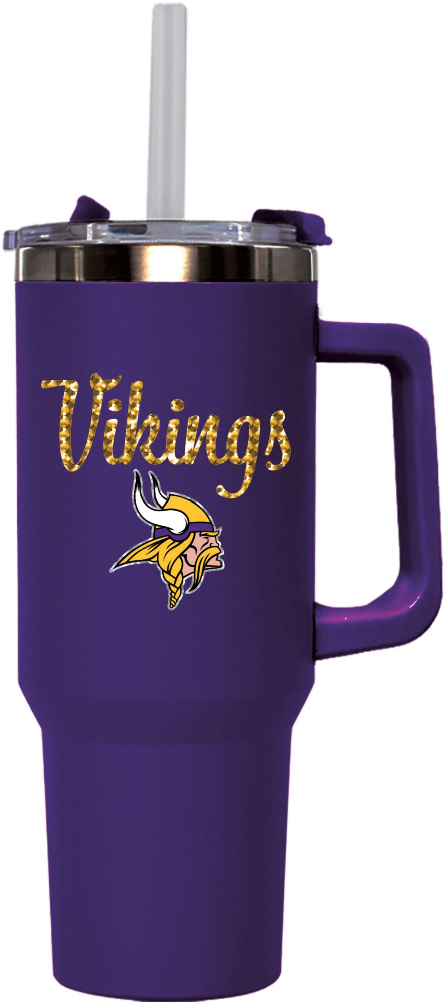 The Memory Company Minnesota Vikings 40 oz. Bling Tumbler