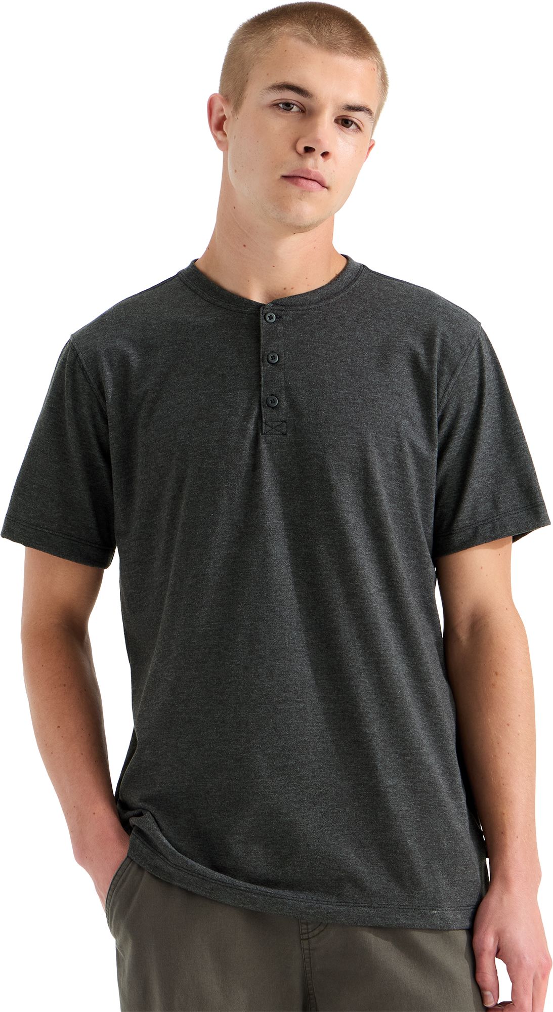 The North Face Men's Tri-Blend Short Sleeve Henley