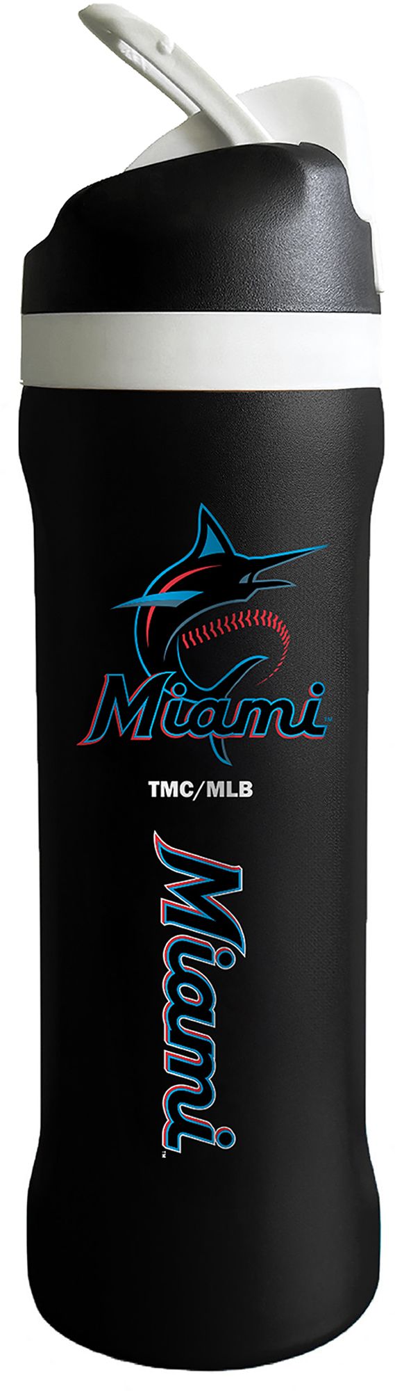 The Memory Company Miami Marlins Flip Top Water Bottle