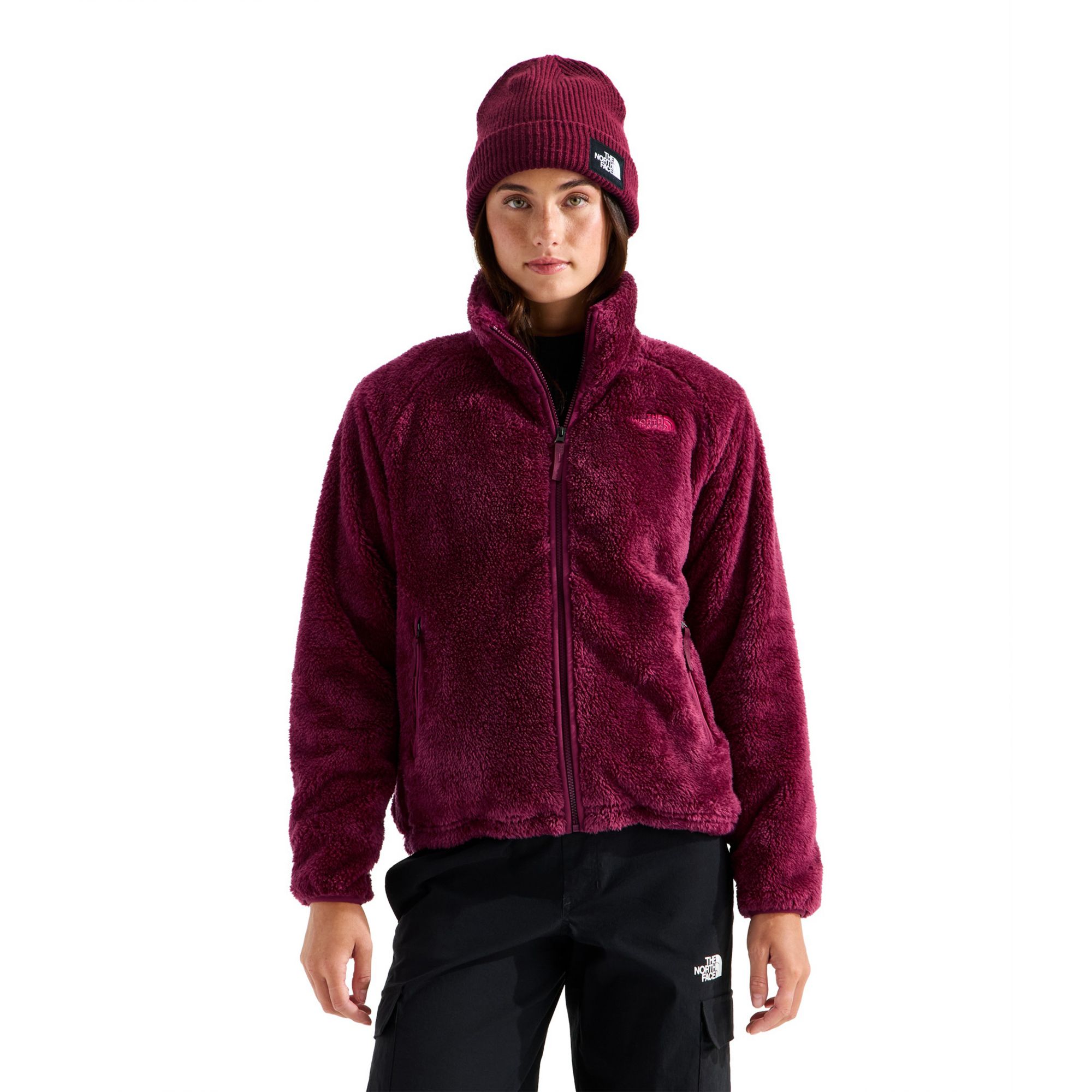 The North Face Women’s Osito Evolve Full Zip Fleece Jacket (Size: XL): Burgundy Crush