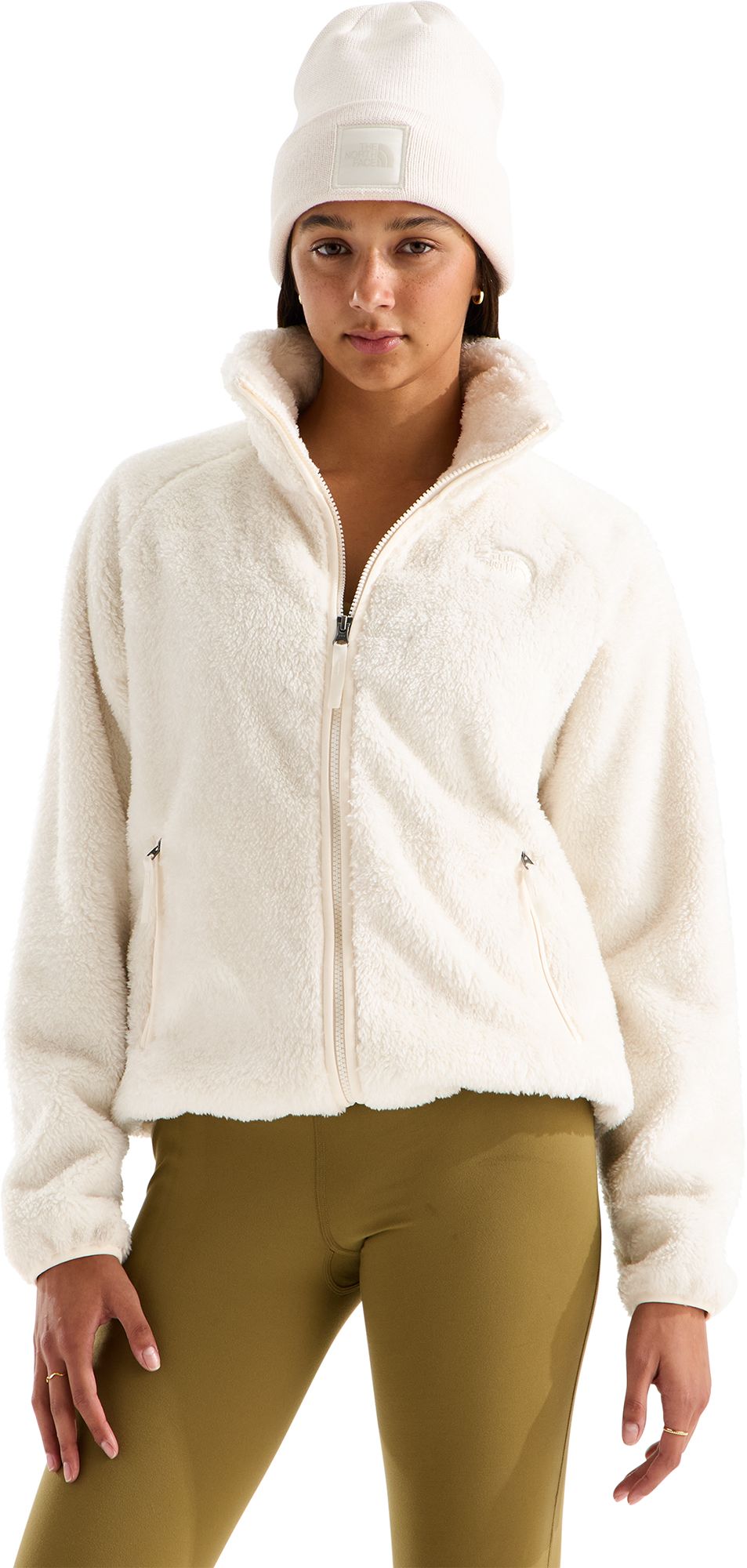 The North Face | Women's Osito Evolve Full Zip Jacket | Size Medium In White | Polyester