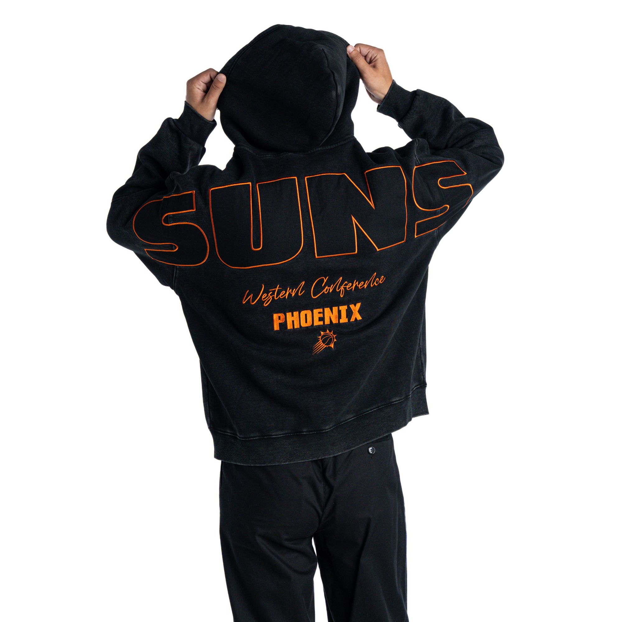 The Wild Collective Women's Phoenix Suns Oversized Full-Zip Hoodie
