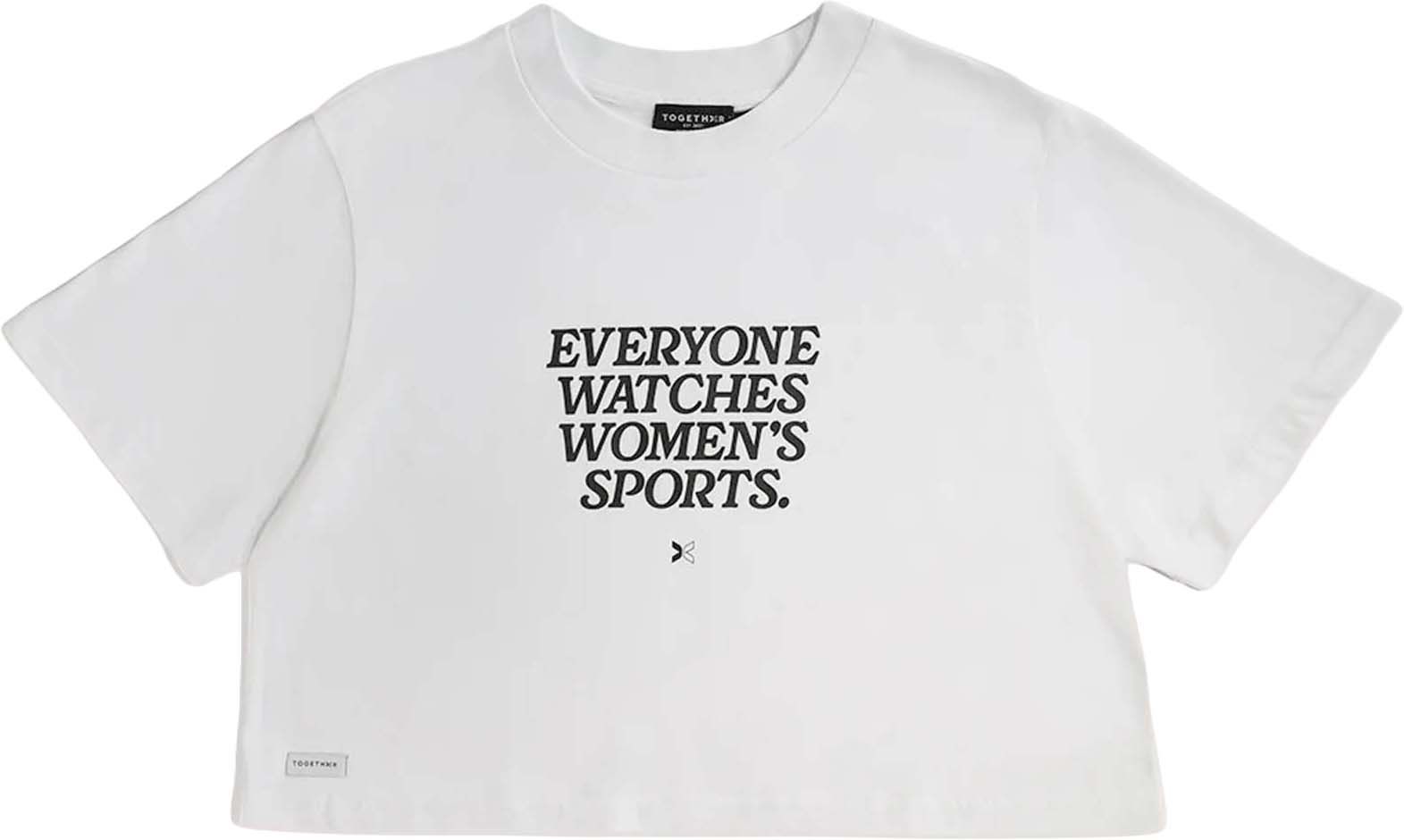 TOGETHXR Everyone Watches Women's Sports Crop Tee