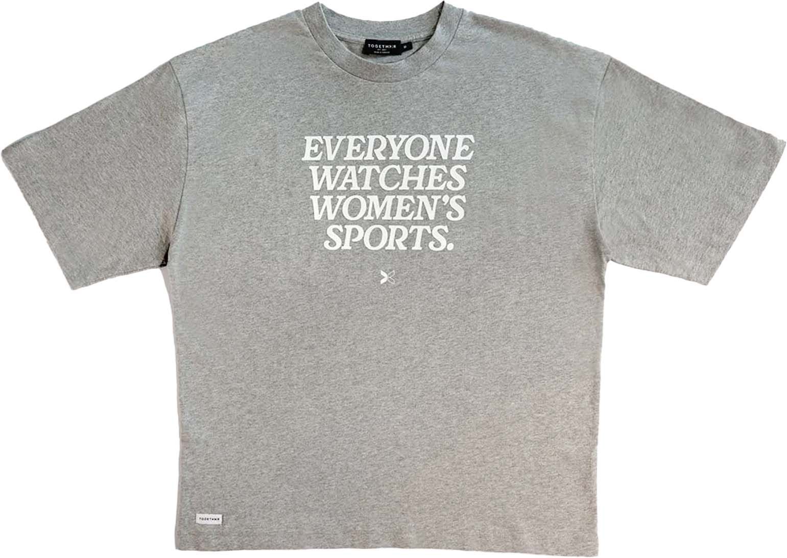 TOGETHXR Everyone Watches Women's Sports Oversized Tee