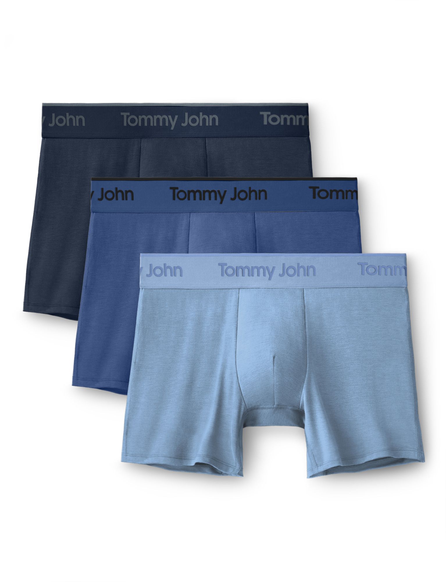 Tommy John Men's Second Skin 4" Boxer Briefs - 3 Pack