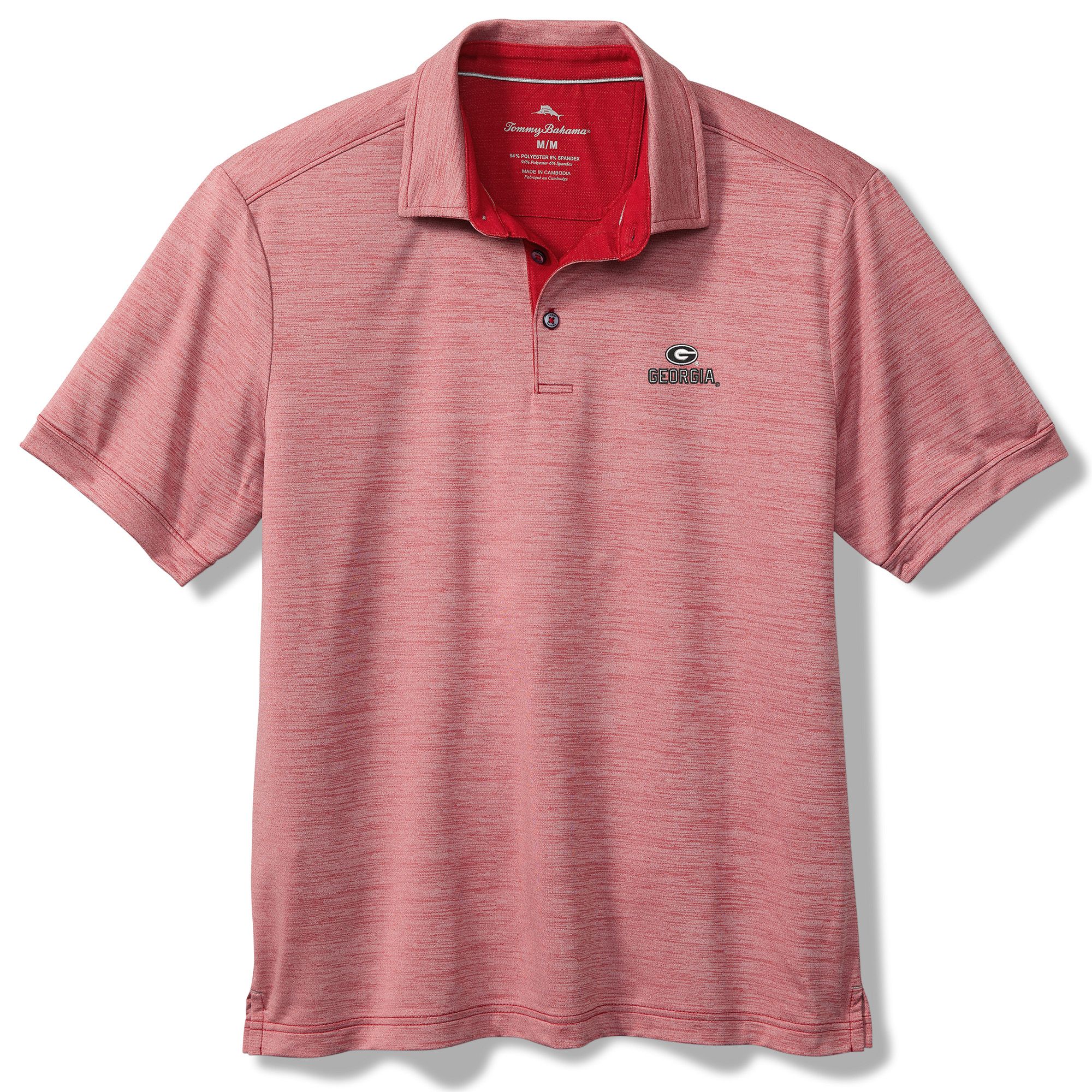 Tommy Bahama Men's Georgia Bulldogs Red San Raphael Polo