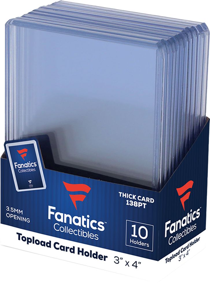 Fanatics 138pt Topload Card Holder 10 Pack