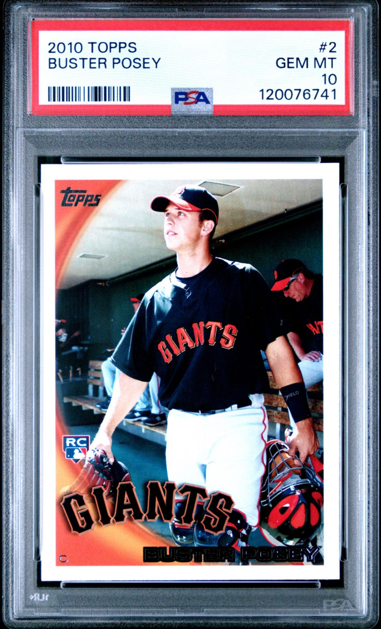 2010 Topps 2 Buster Posey PSA 10